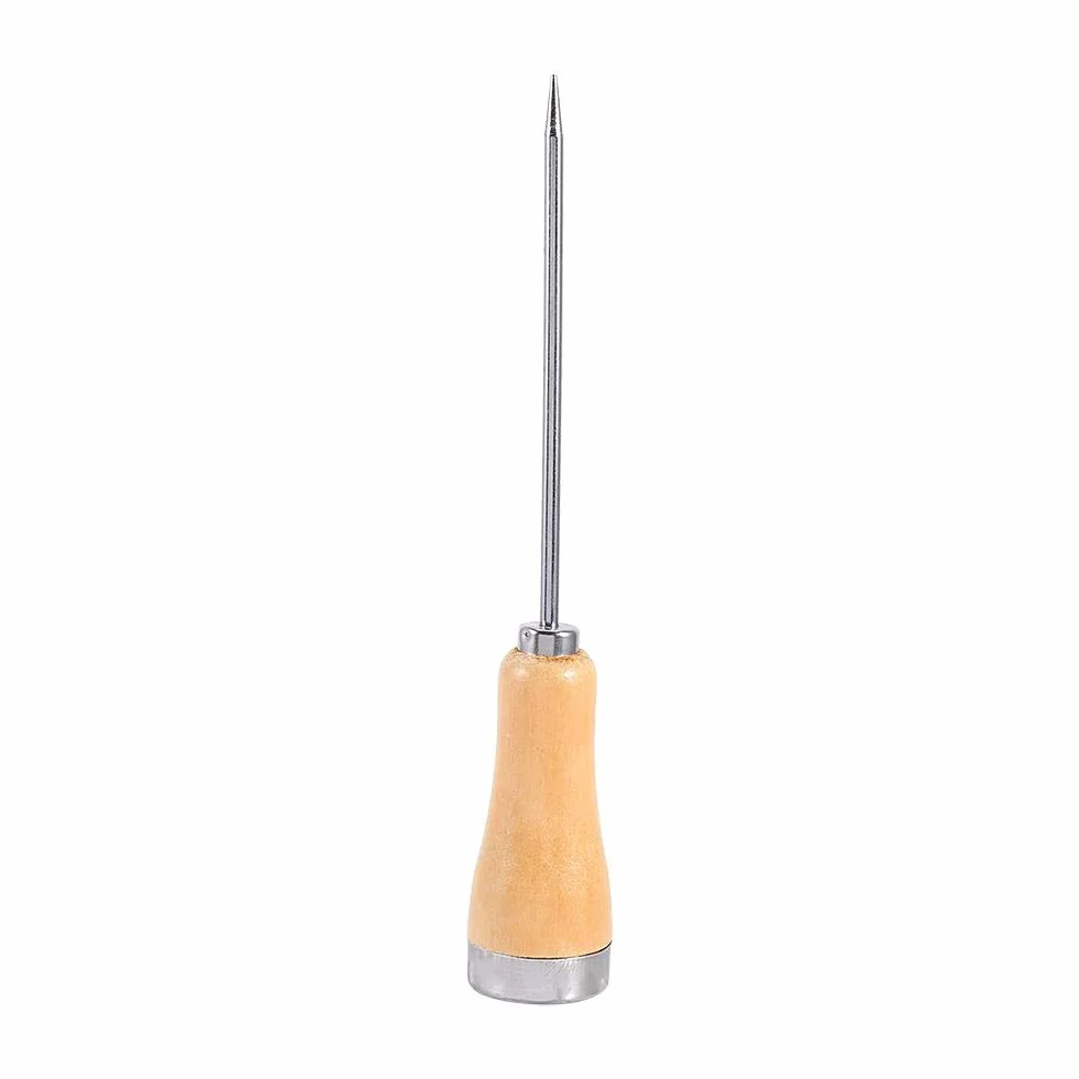 Ice Pick Awl, Secure Hold Reduce Slipy, wytrzymałe, łatwe do przenoszenia łyżeczki ze stali nierdzewnej na kijki piknikowe