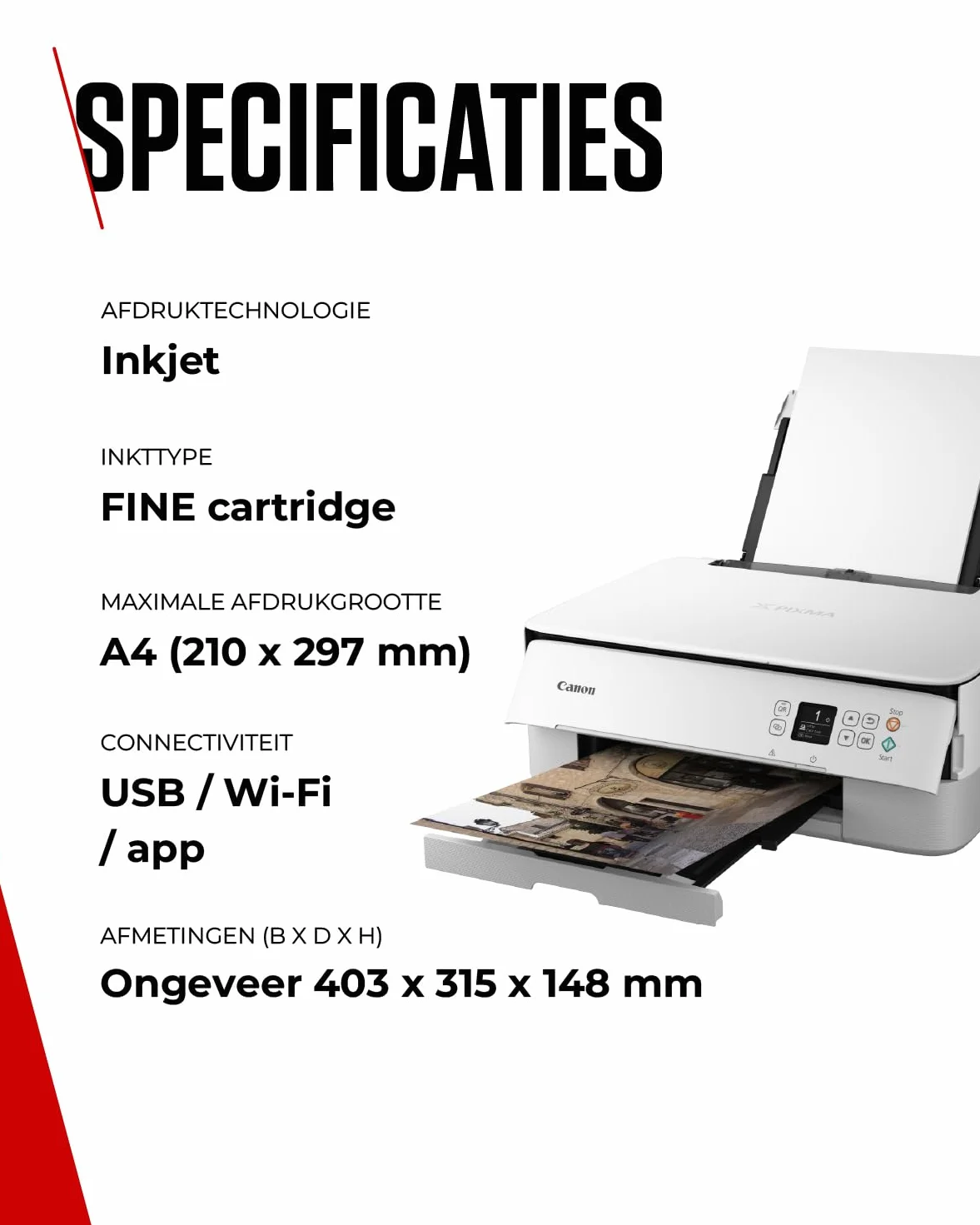 IMPRIMANTE CANON PIXMA-TS5351I