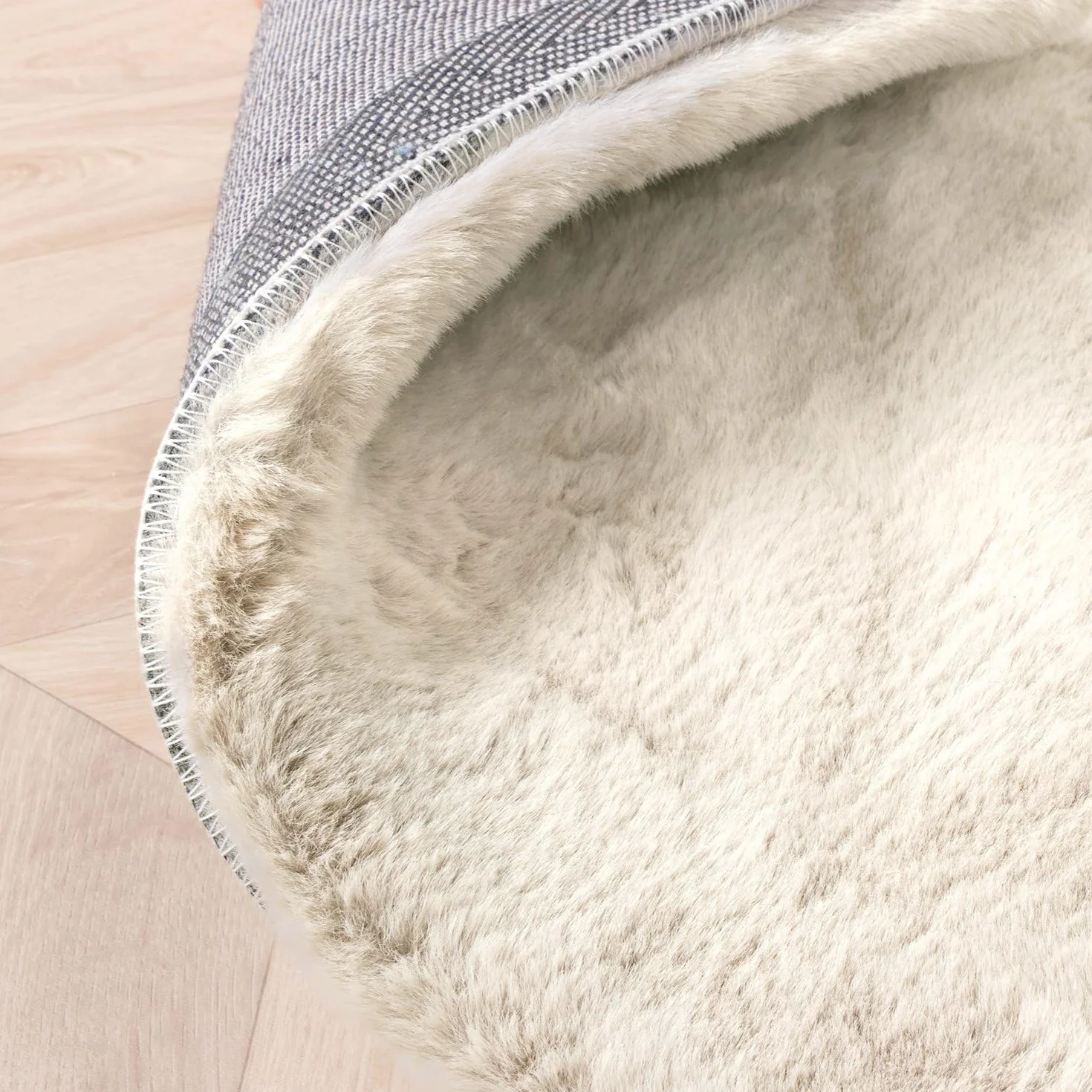 FRAAI | Home & Living Miękki dywan z długim włosiem - Comfy Supreme Kremowy - Poliester - Klasyczny, Rustykalny, Nowoczesny, Skandynawski - Dywan