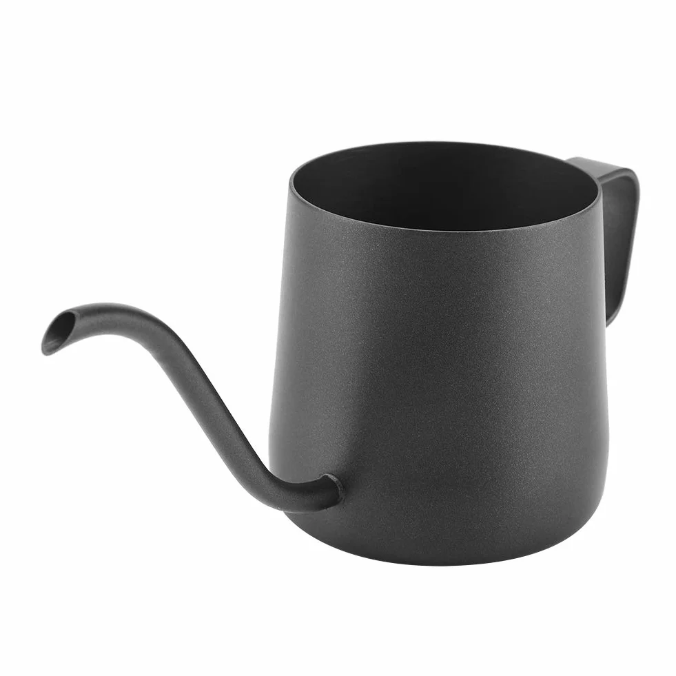 Dzbanek do kawy z gęsią szyją 250 ml ze stali nierdzewnej czarny
