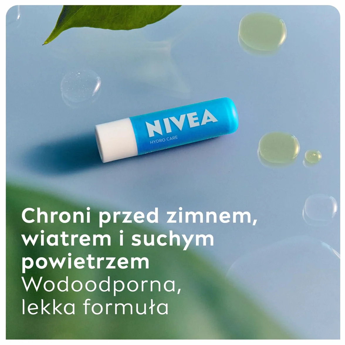 NIVEA Hydro Care Pielęgnująca pomadka do ust; 4,8 g