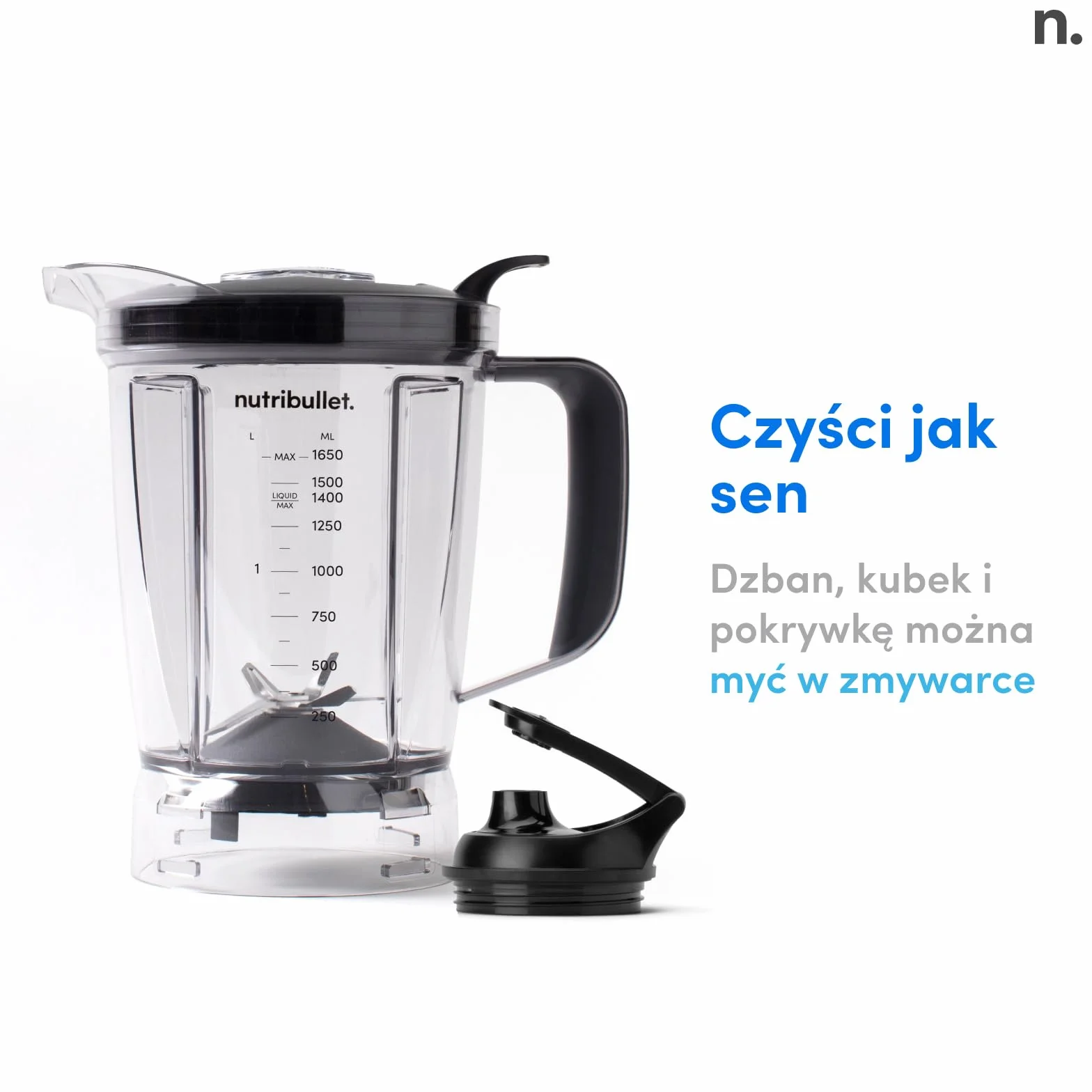 Nutribullet NBF-28500-1007DG Mikser 1000 W 1,6 L Ciemnoszary