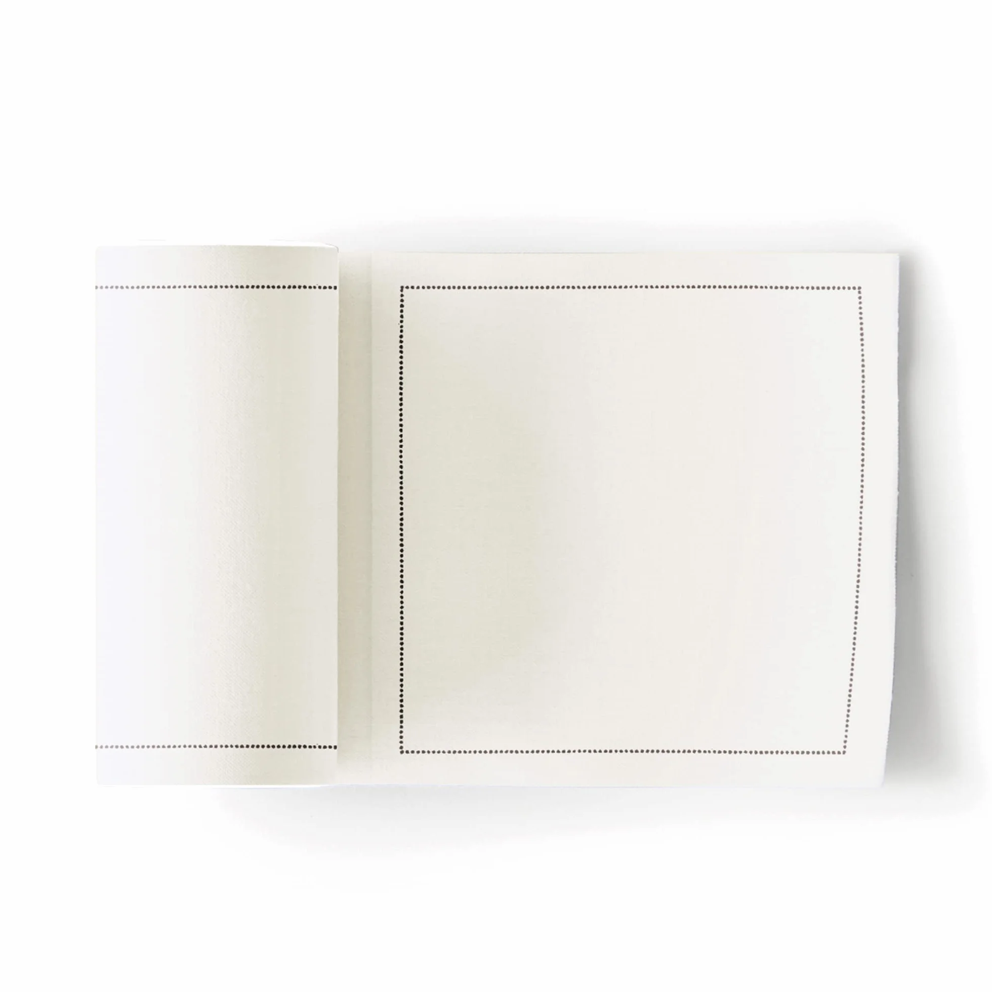 Serwetka koktajlowa bawełniana kremowa 11 x 11 cm 50 sztuk w rolce