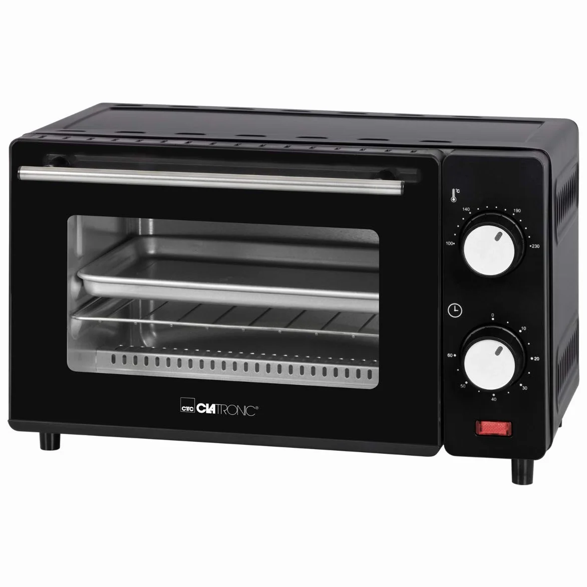 Clatronic MB 3746 mini piekarnik 8 l timer 60 minut czarny