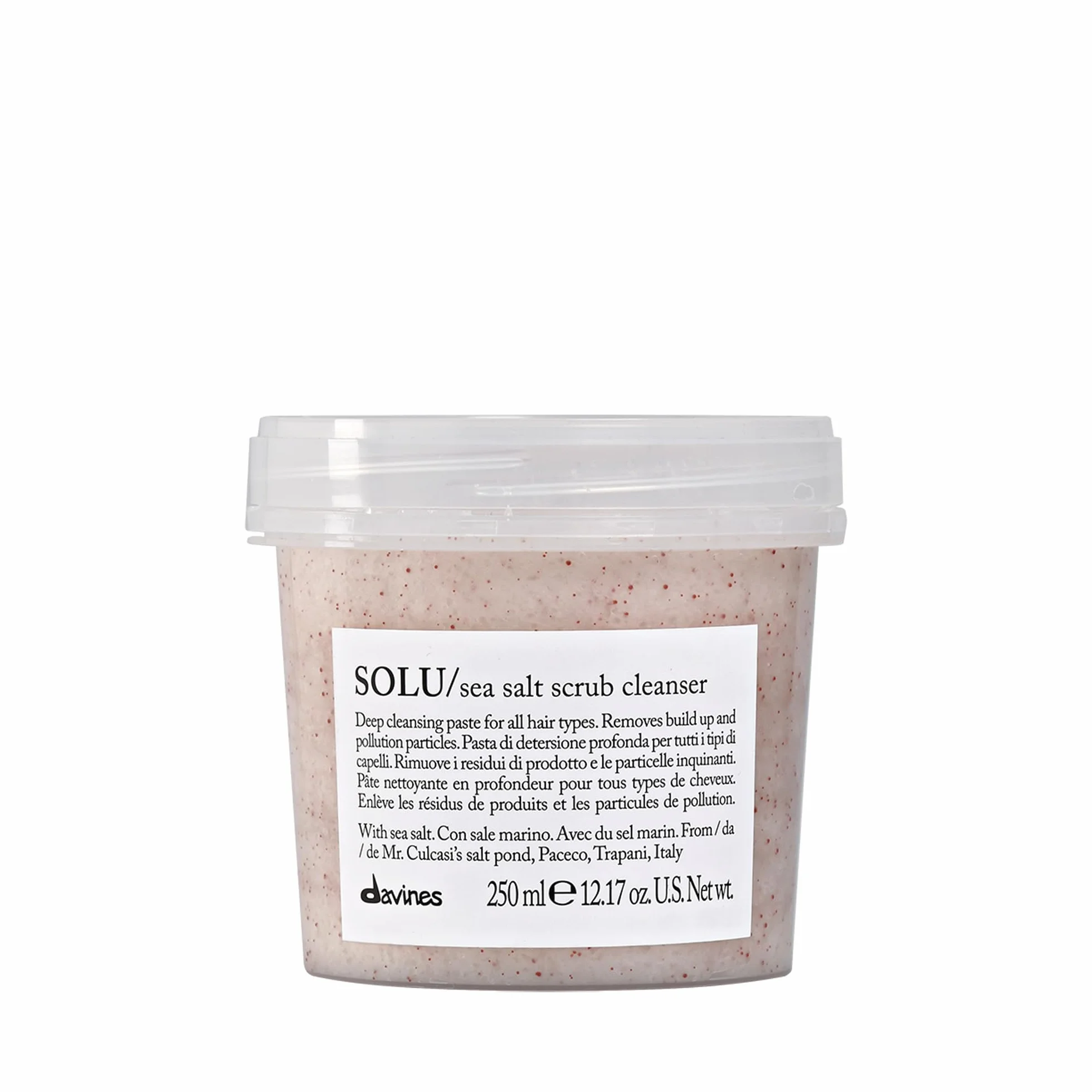 Davines SOLU Sea Salt Scrub Cleanser 250ml