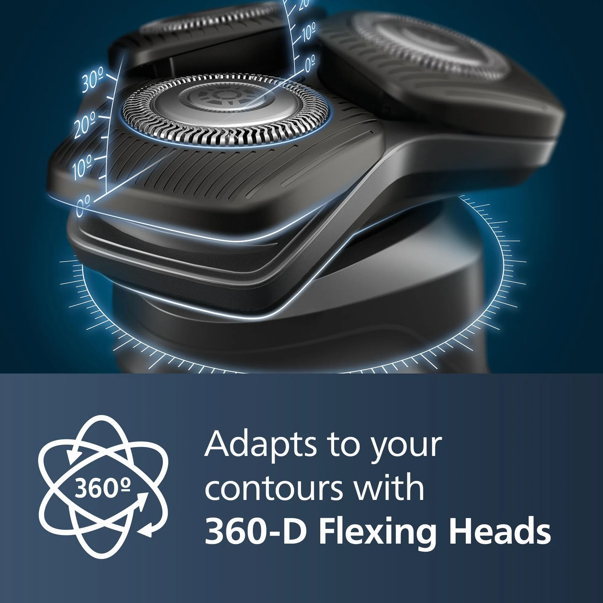 Philips Shaver Series 5000 - męska golarka elektryczna do golenia na mokro i na sucho, z technologią SkinIQ, trymer Pop-up, etui podróżne, szybkie czyszczenie kapsułki i wkład do szybkiego czyszczenia