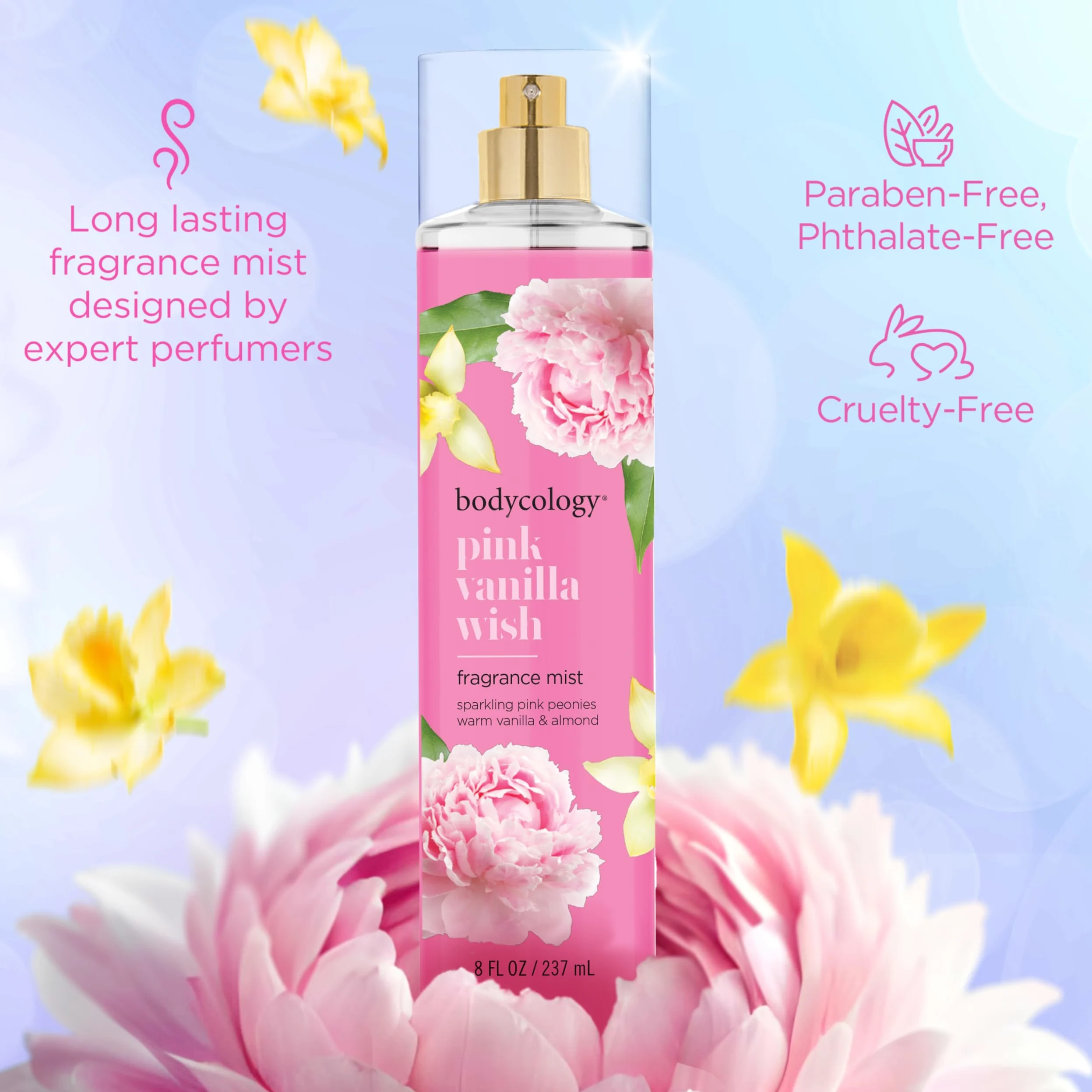 Bodycology Pink Vanilla Wish Fragrance Mist Spray By Bodycology Perfume ?Comfortable fragrance? SIMD84E084