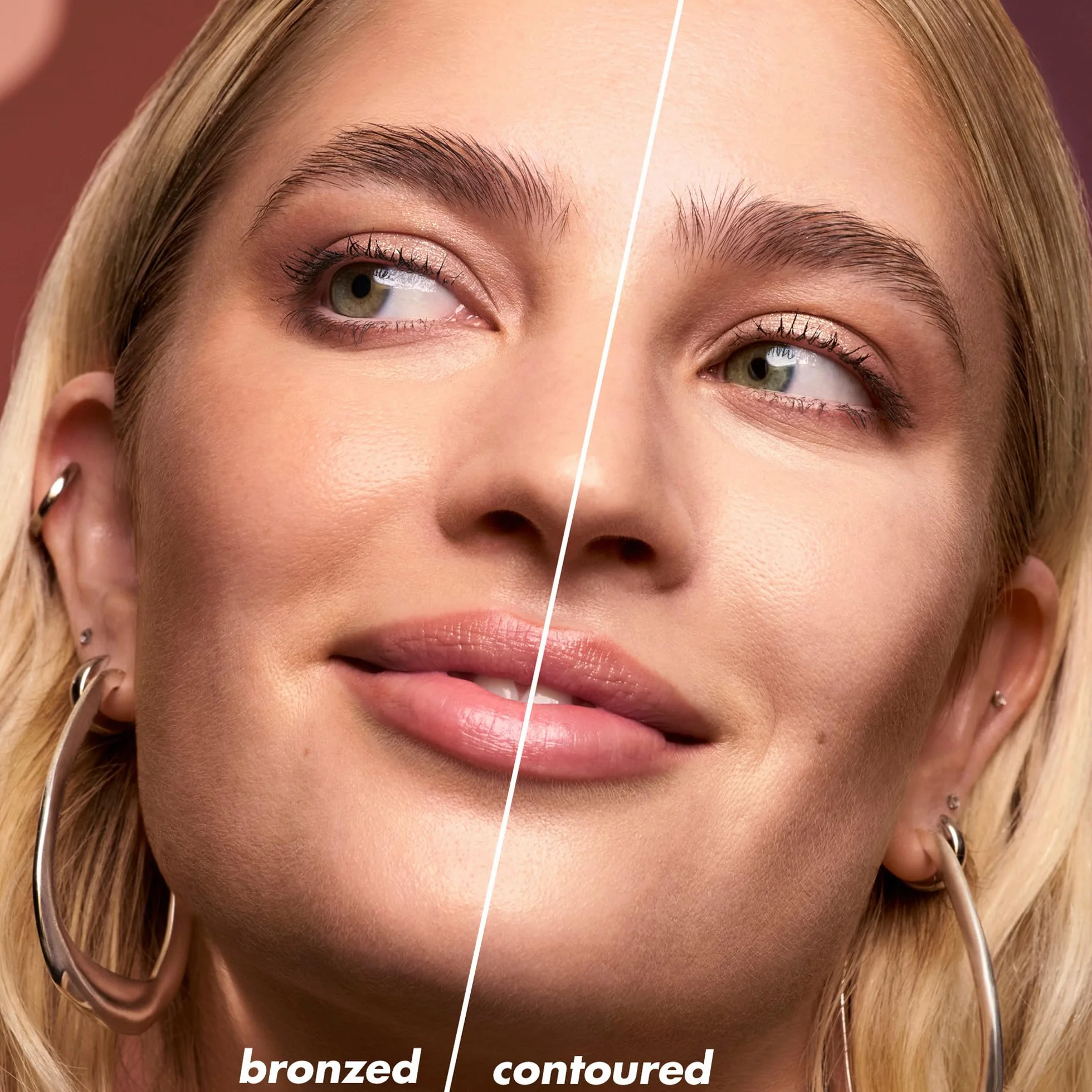 e.l.f. Camo Liquid bronzer i kontur, wysoko pigmentowany, naturalny blask, widoczna tekstura, długotrwały, zaokrąglony aplikator, wegański i nietestowany na zwierzętach, 2 Fair/Light