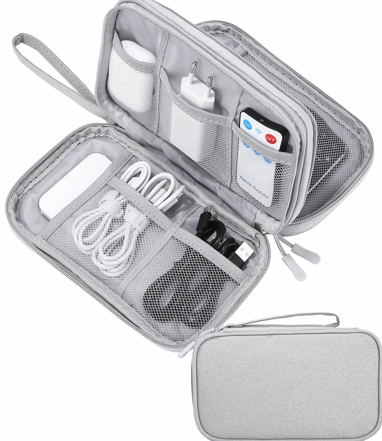 Torba na kable,organizer do torby na elektronikę, organizer do torby na kable podróżny na zasilacz, kabel, ładowarka, power bank,organizer podróżny na kabel do ładowania telefonu komórkowego
