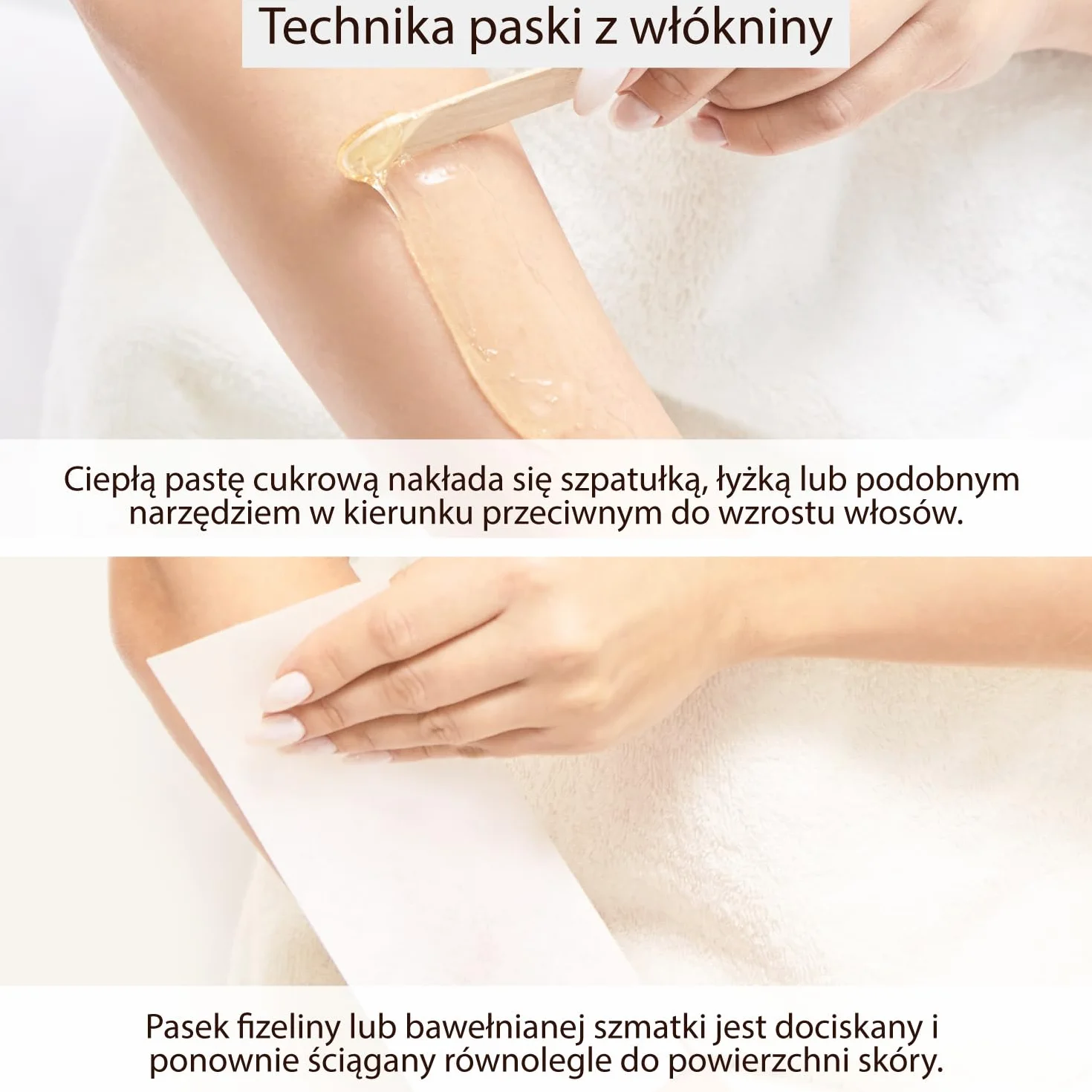 Sugaring Wax Kit - Beauty Sugar Test Set + 50 pasków fizelinowych GRATIS - pasta cukrowa do depilacji - wszystkie trzy pasty w formacie XXL á 600g - do okolic intymnych, twarzy i ciała