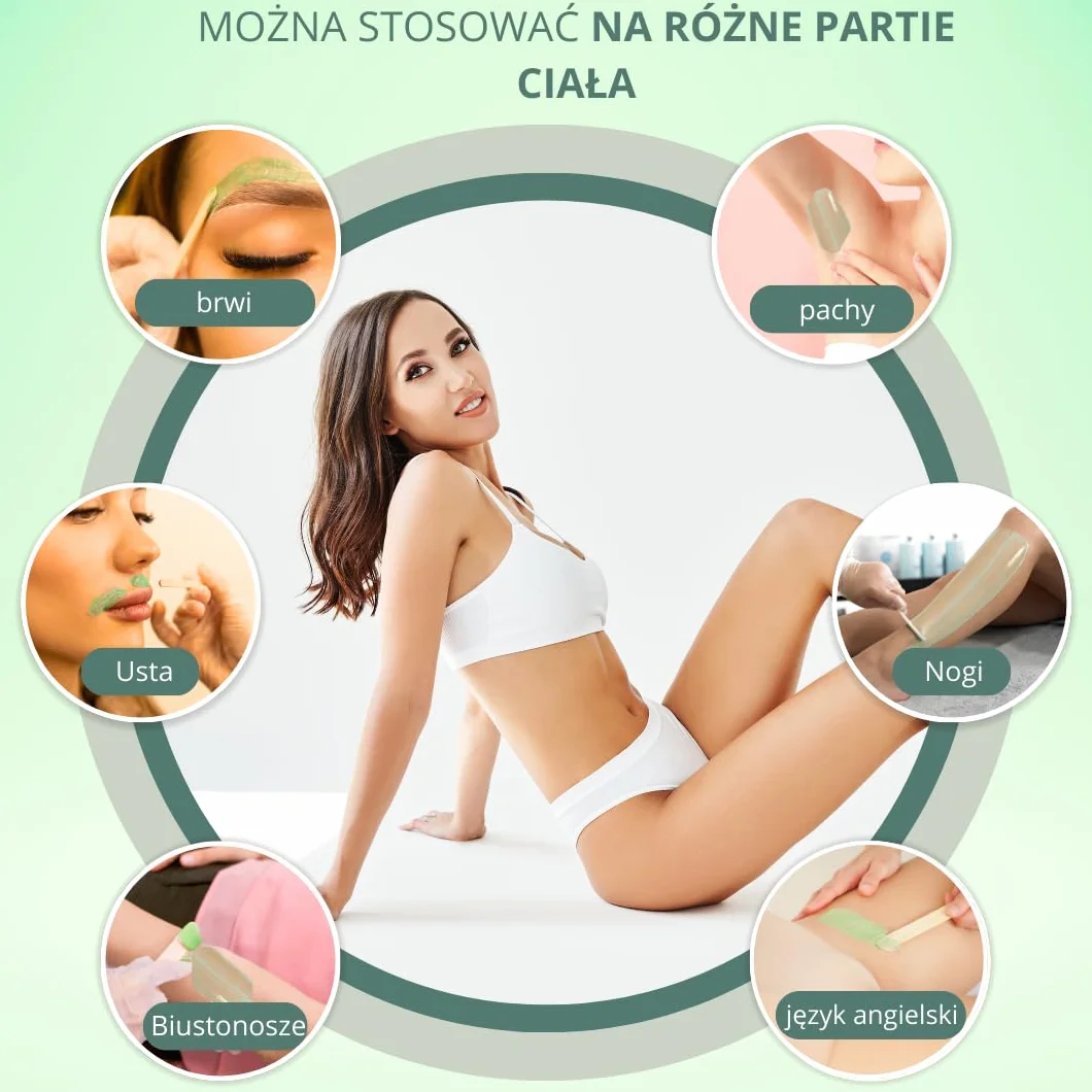 Kulki wosku SELAS Aloe Vera 400 g – Ciepłe kulki wosku do depilacji | Wosk do depilacji i kulki wosku do depilacji twarzy, ciała i skóry wrażliwej | Do depilacji woskiem, podgrzewaczy