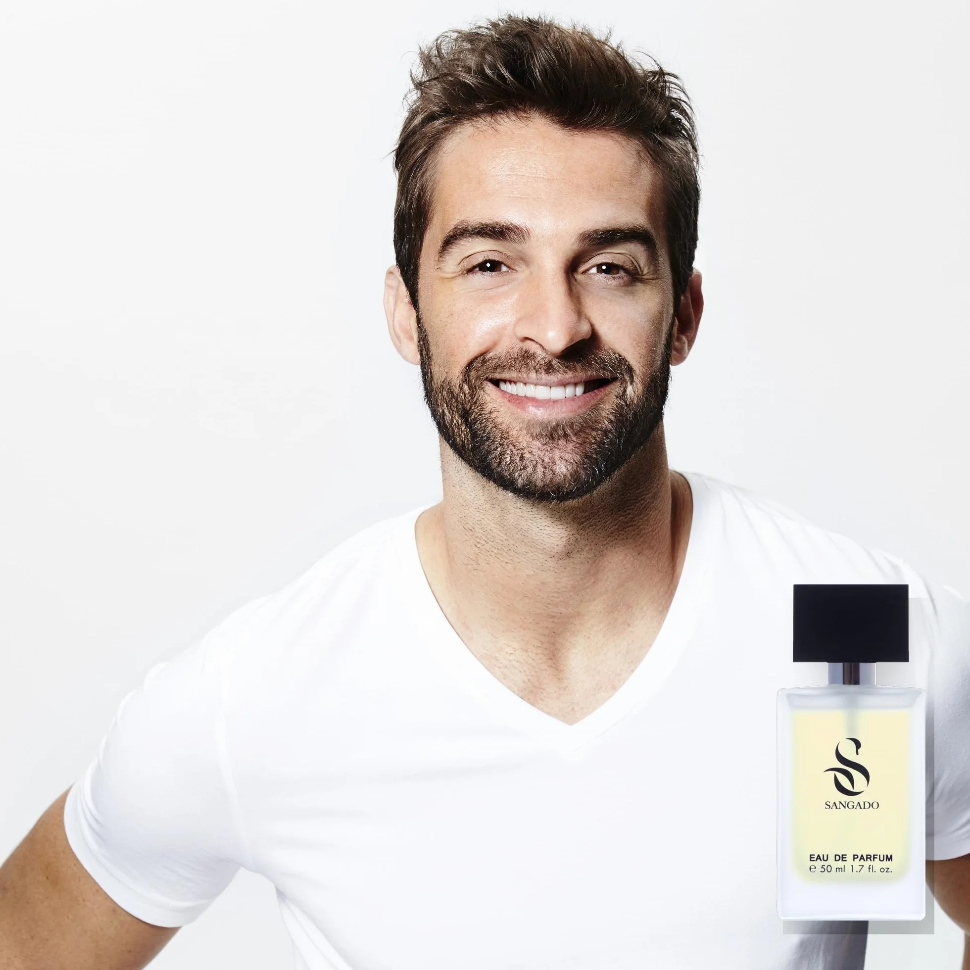 NIEWIDOCZNY przez SANGADO, Perfumy dla mężczyzn (eau de parfum), 8-10 godzin długotrwałego utrzymywania się, Luksusowy zapach, 50 ml, Kod: 646