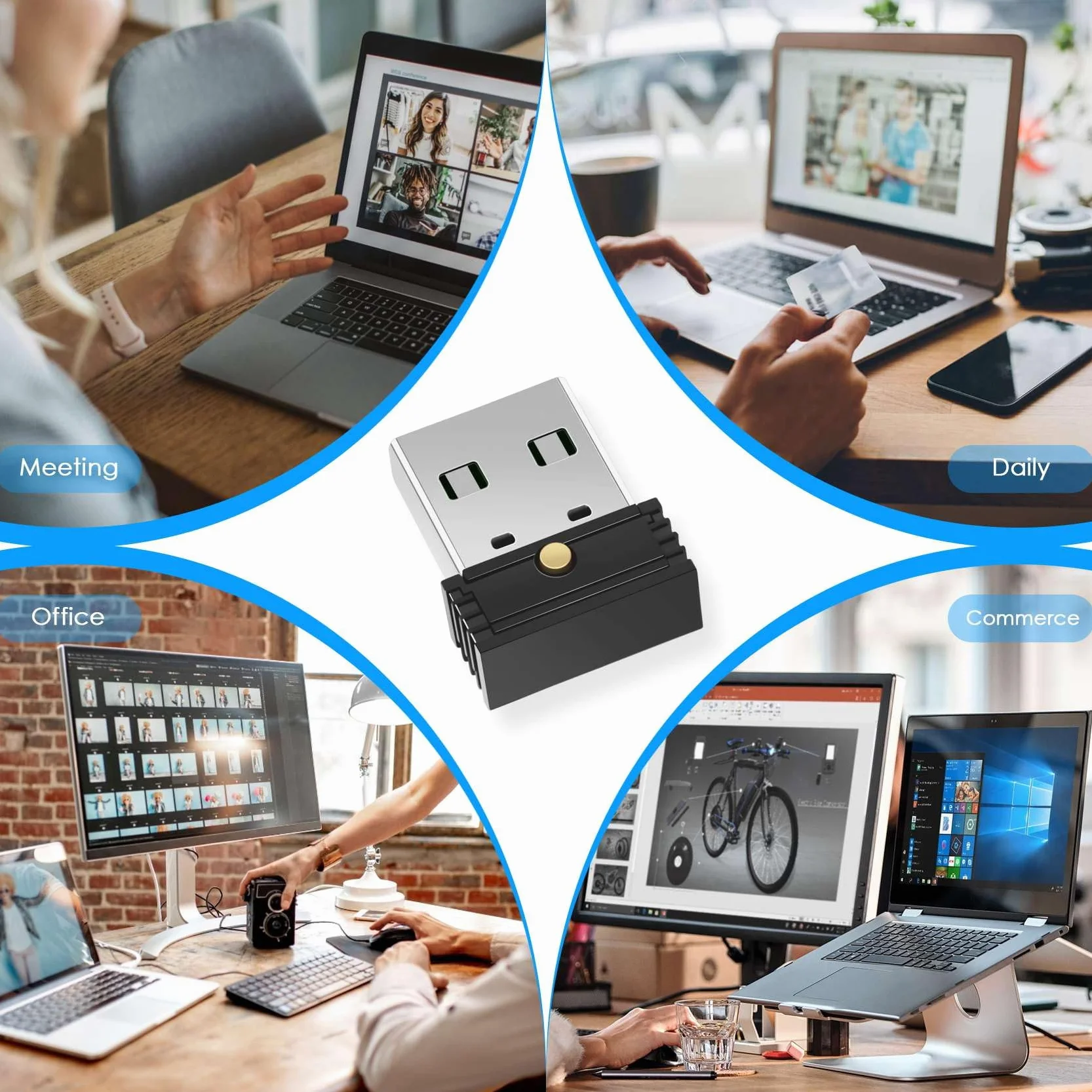 USB-mysz Jiggler, Automatyczny Jiggler Myszy Komputerowej, Trzyma Komputer w Stanie Gotowości, Symuluje Ruchy Myszy