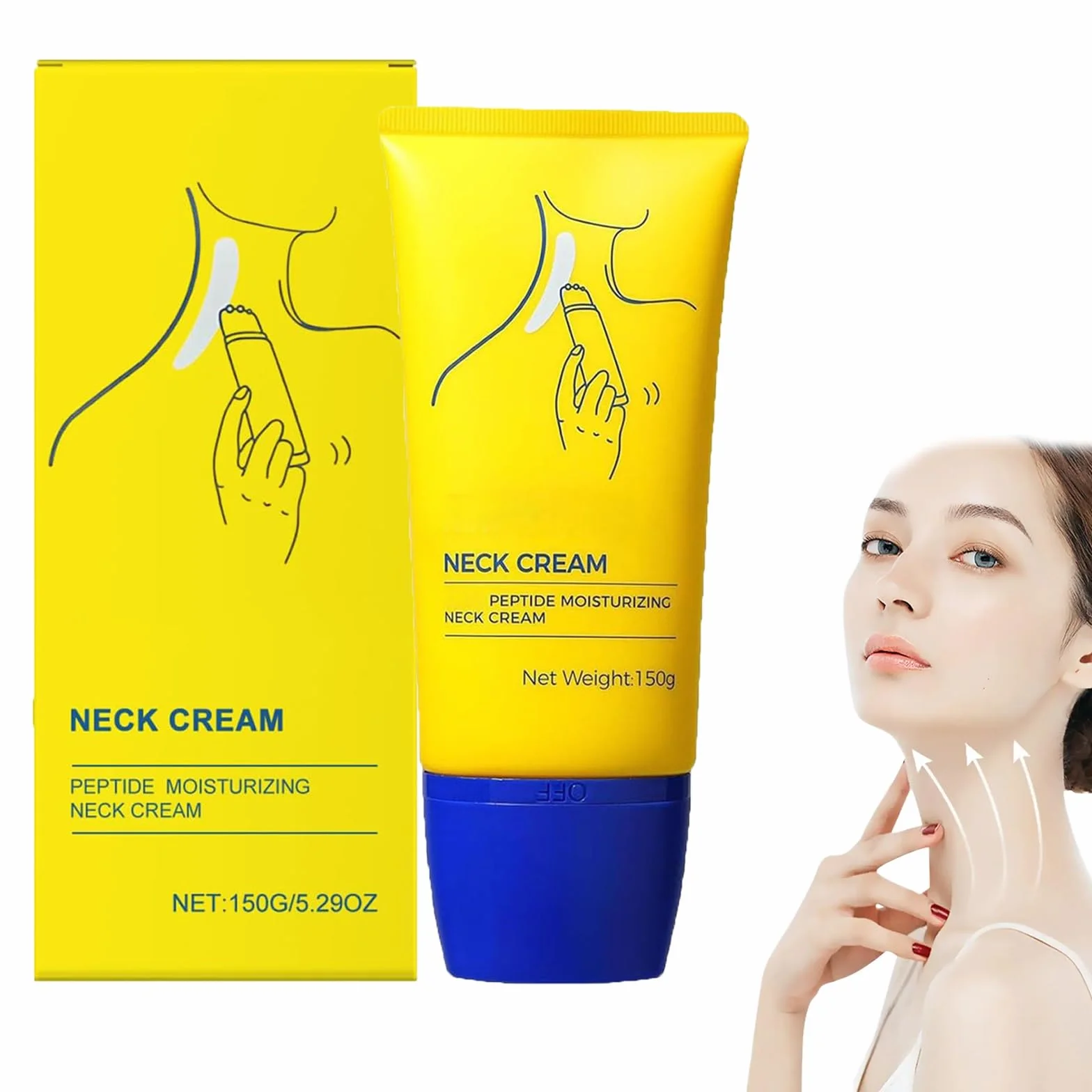 Z Sea Neck Cream, krem ujędrniający Z Sea Neck, nawilżający i ujędrniający zabieg z kolagenem, witaminą C i kwasem hialuronowym, redukuje zmarszczki, unosi i wygładza skórę(1pcs)