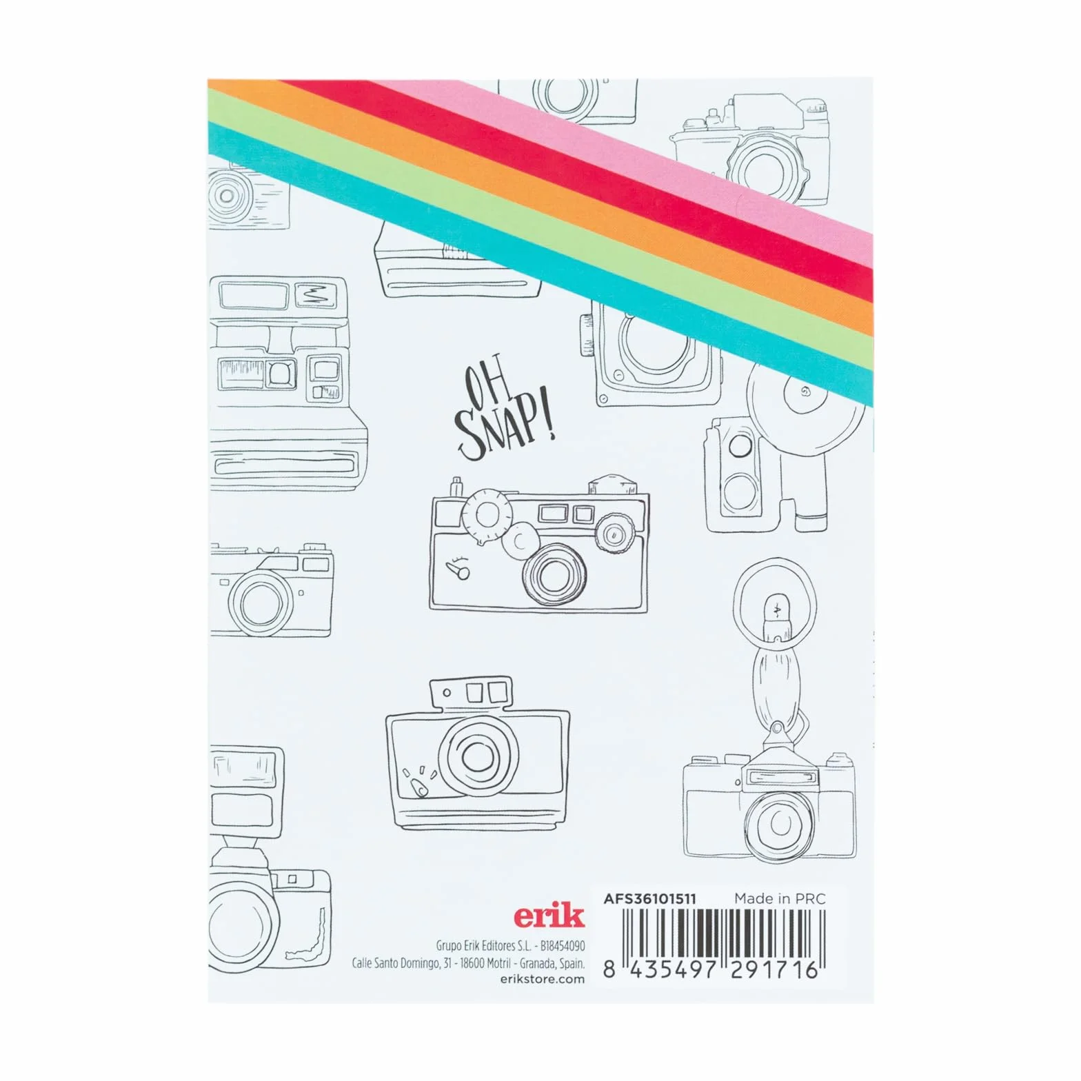 Grupo Erik Album fotograficzny w stylu vintage, 36 kieszeni, 10 x 15 cm, mała książka pamięci, album na zdjęcia, prezenty poniżej 2,3 kg