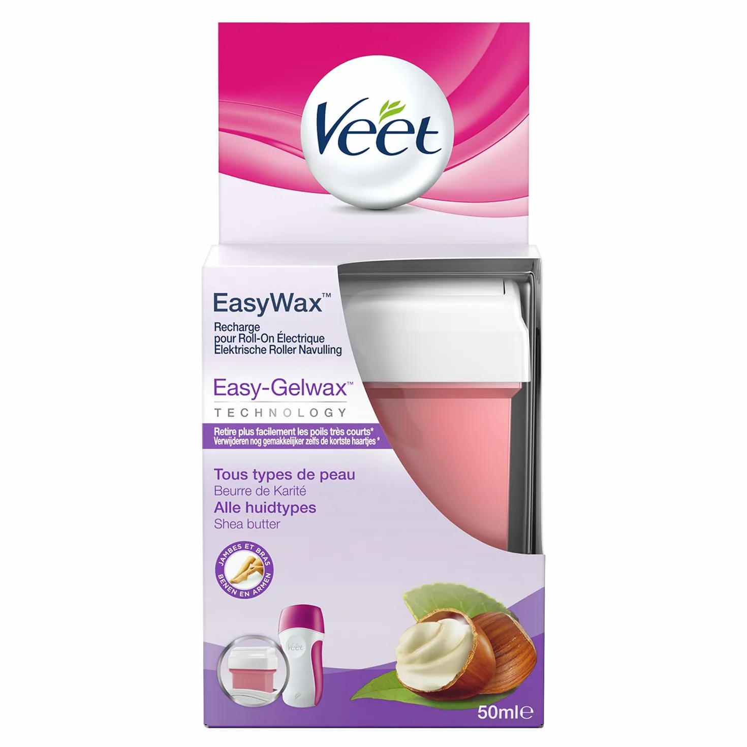Veet – Zestaw uzupełniający do depilacji ramion i nóg EasyWax