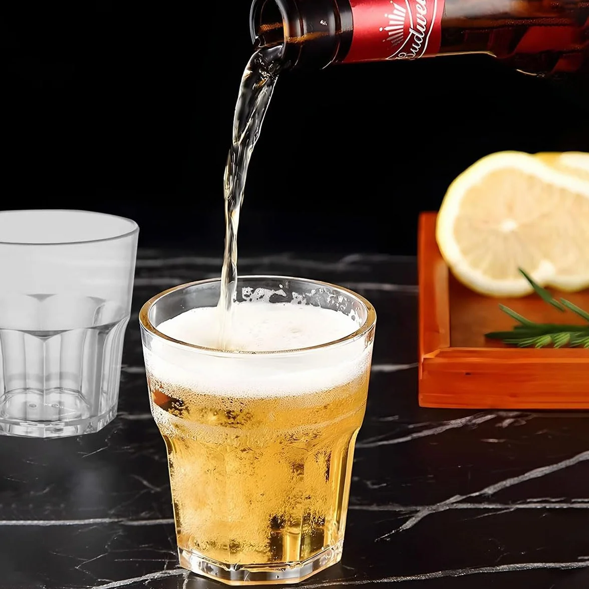 Plastikowe kieliszki do alkoholu 3,5 cl 35 ml do shotów, przezroczyste, wielokrotnego użytku