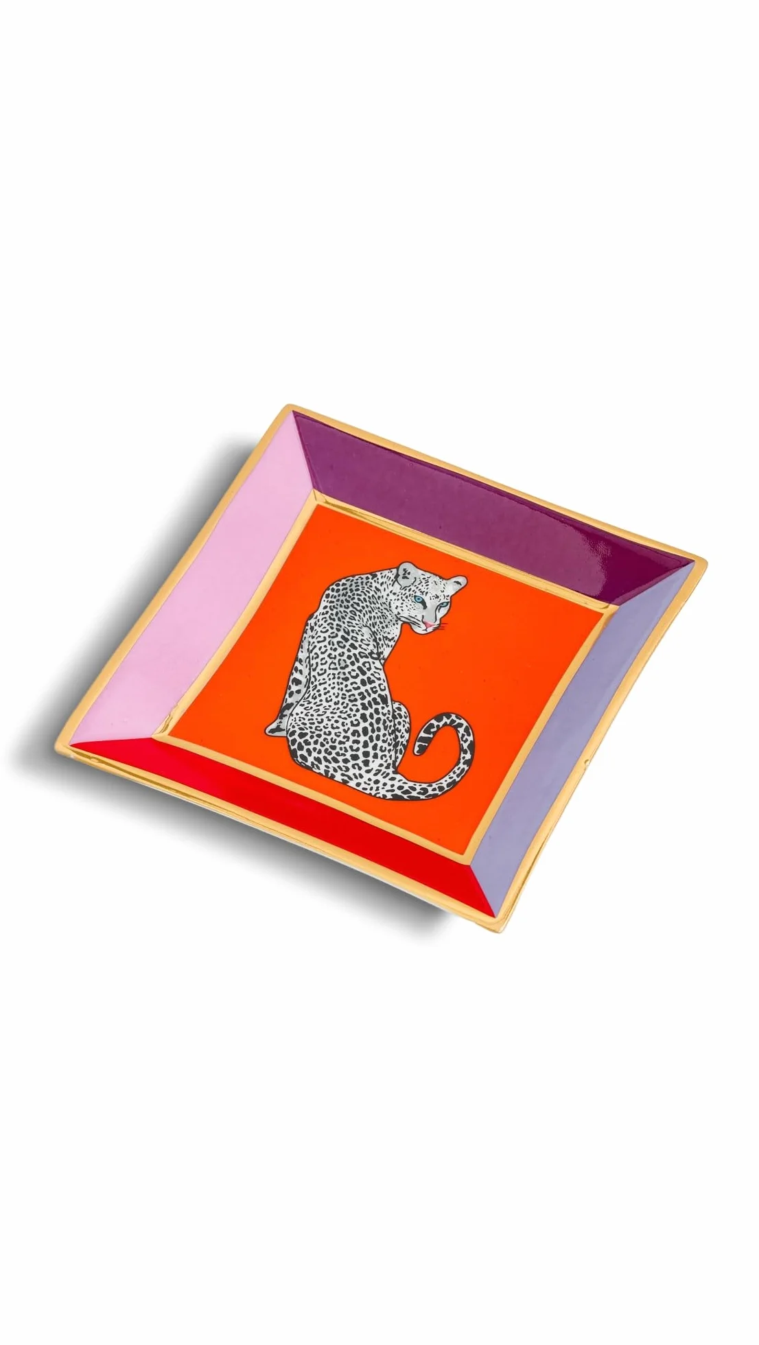Jonathan Adler Kwadratowa taca Safari wielokolorowa