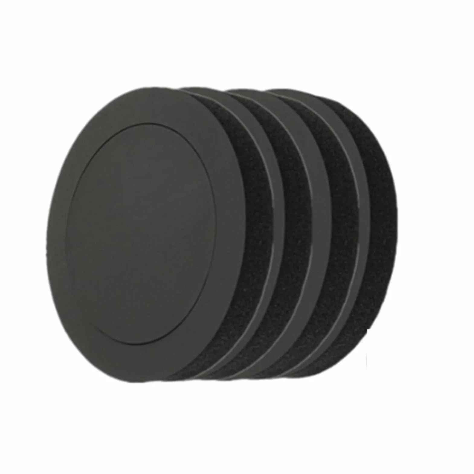Sklep Aihua. 4x 6.5 "Samochód samochodowy Głośnik Bass Pierścień Pianka Woofer Pad Hałas Akcesoria fali dźwięku (Color Name : FAYFFXMFX-BLACK)