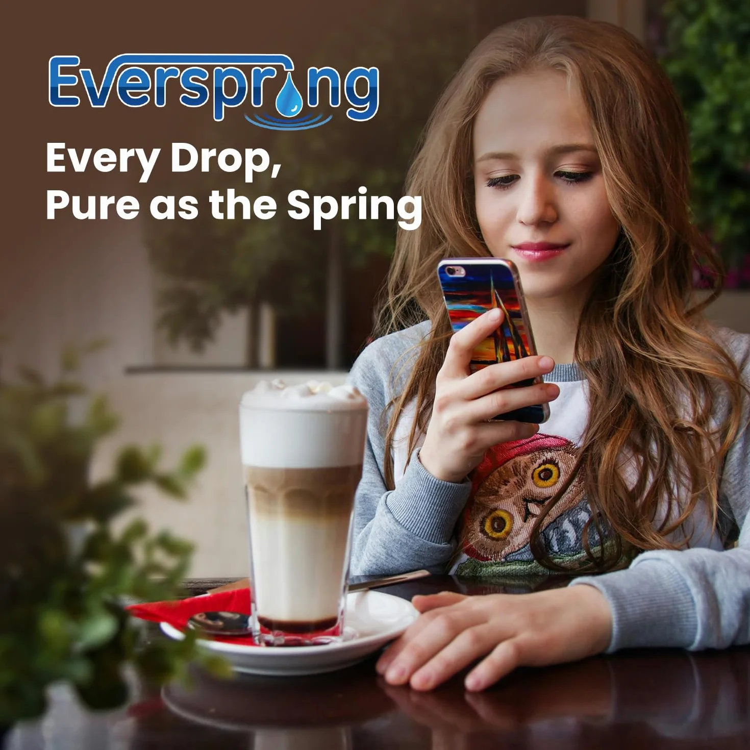 EVERSPRING Filtr Wody do Ekspresu do Kawy: Kompatybilny z Sage Barista SES008, SES810, SES880, SES920, SES980, SES990 ekspresem do kawy, certyfikat NSF, 6 Sztuki.