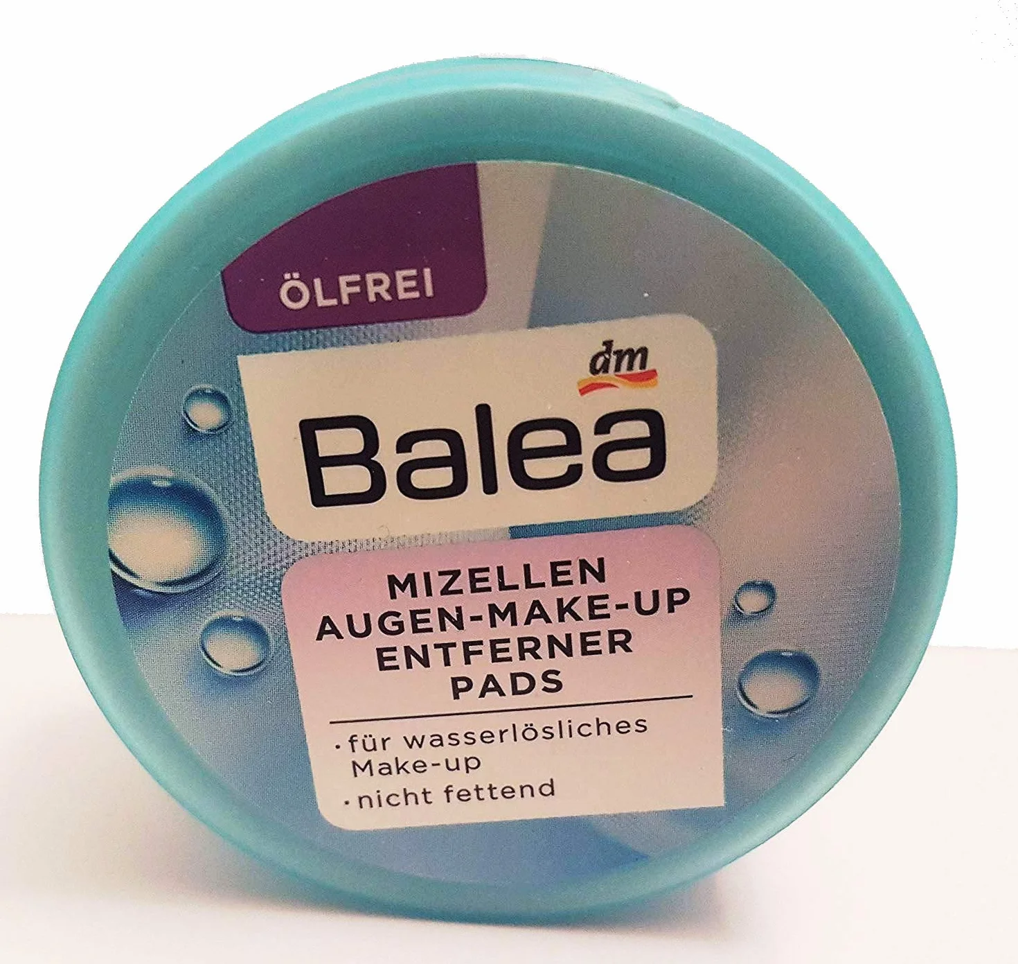 Balea Micelarne płatki do demakijażu oczu, oleiste, nietłuste, 2 sztuki, 2 x 50 sztuk
