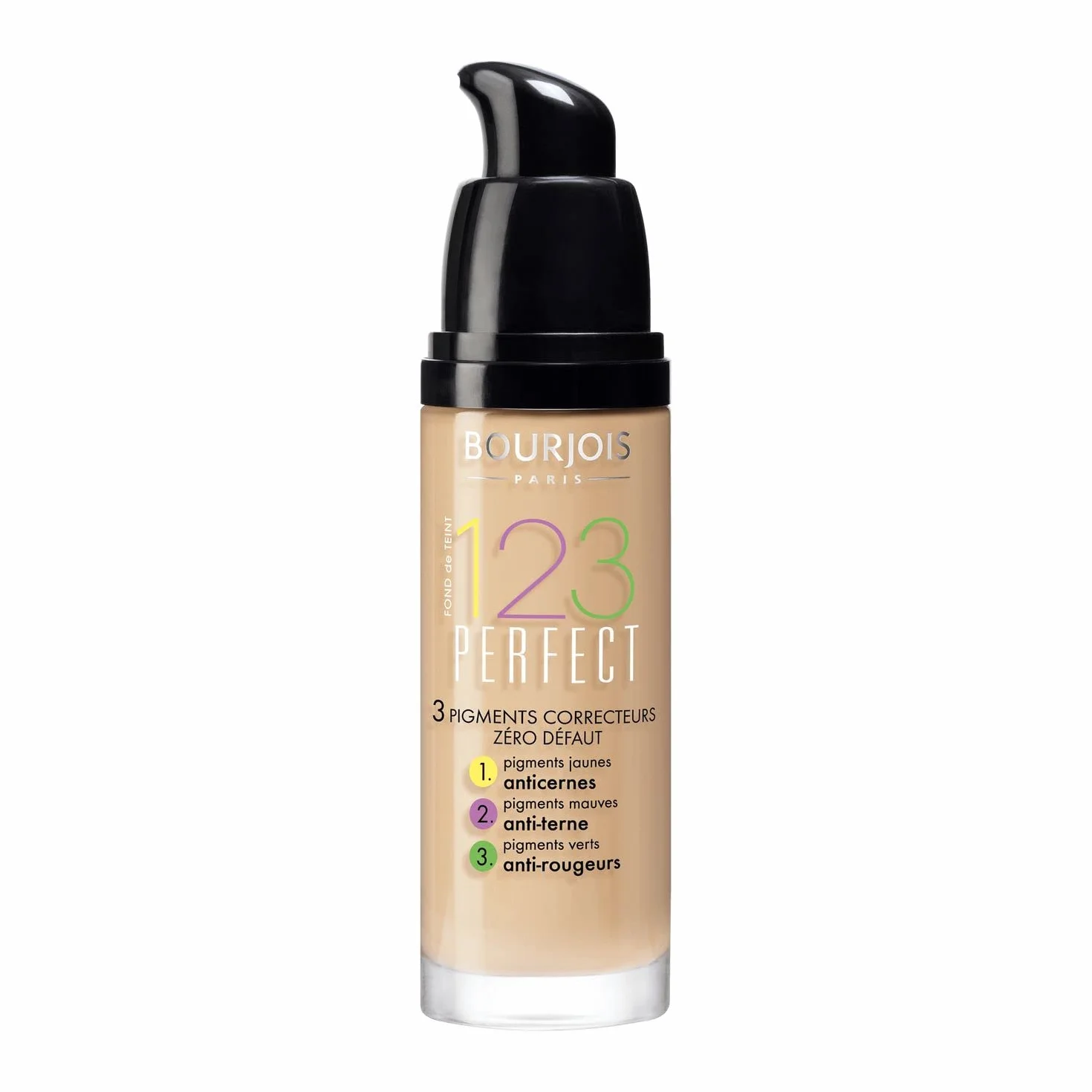 Bourjois 123 Perfect długotrwały podkład kryjący nr 52 - Vanilla, 30ml