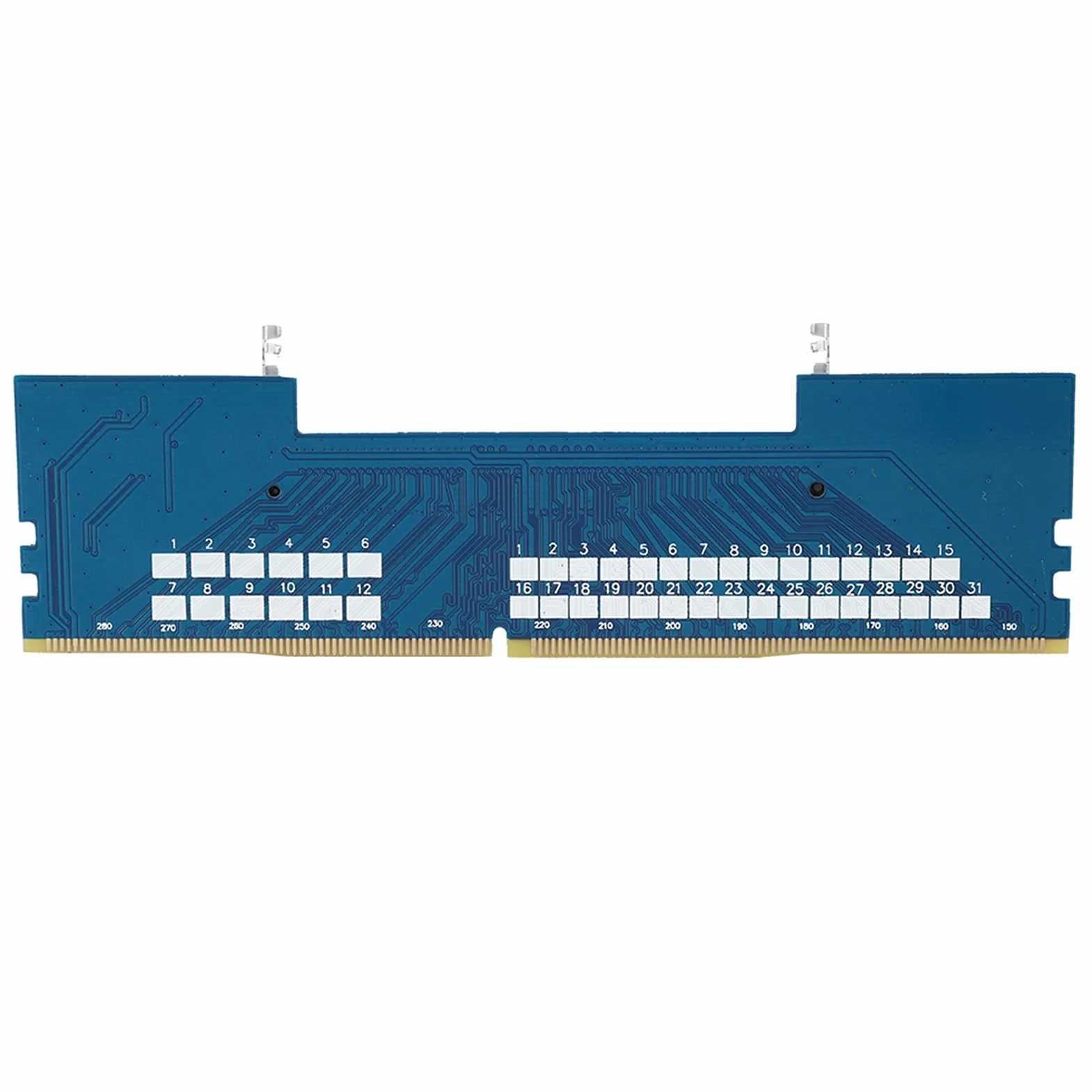Przenośny Adapter Konwertera Pamięci RAM DDR4 SO DIMM na DIMM, Zabezpieczenie Nadprądowe, Trwały, Profesjonalny Wybór do Adapterów Pamięci RAM