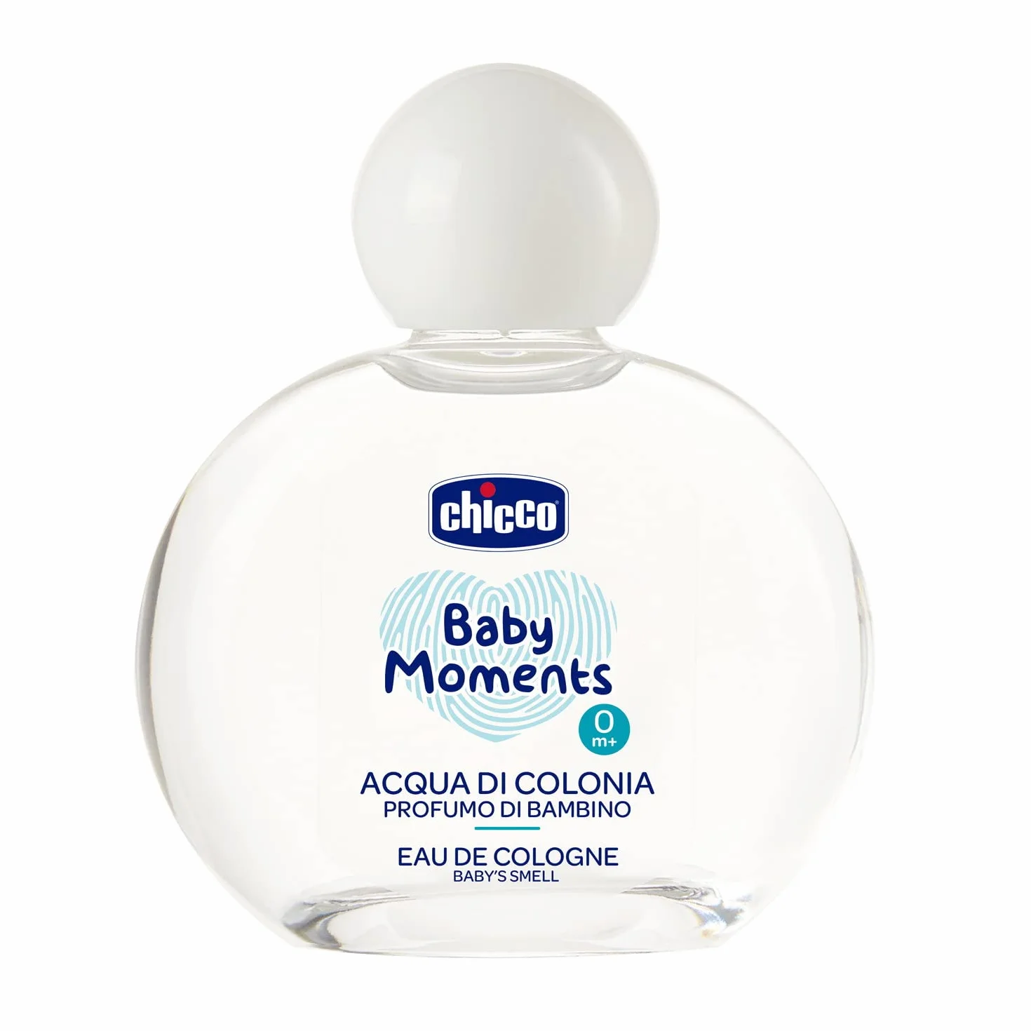 Chicco Woda kolońska Baby Moments, Woda Perfumowana Dla Dzieci, Delikatny Zapach ze Składnikami Naturalnego Pochodzenia, 0 Miesięcy+,100 ml