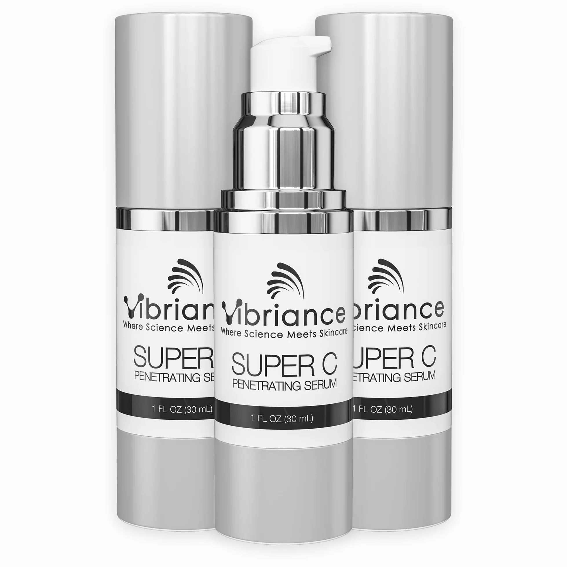 Vibriance Super C serum do skóry dojrzałej, wyprodukowane w USA, formuła All-In-One Hydrates, Firms, Lifts, Targets Age Spots, Wrinkles, & Smooths Skin, The Original Super C Serum - 30 ml (30 ml),
