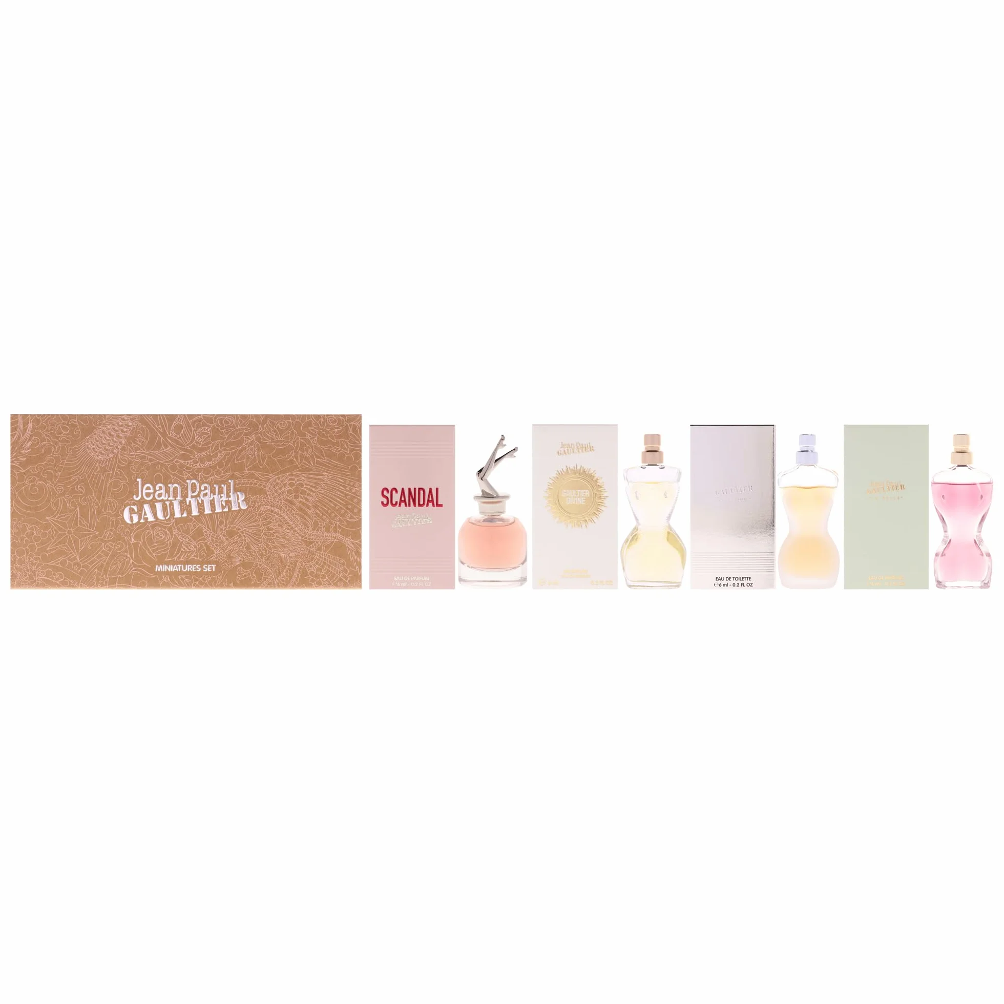 Jean Paul Gaultier Zestaw 4 miniaturek dla kobiet (La Belle, Scandal, Classique, Divine)