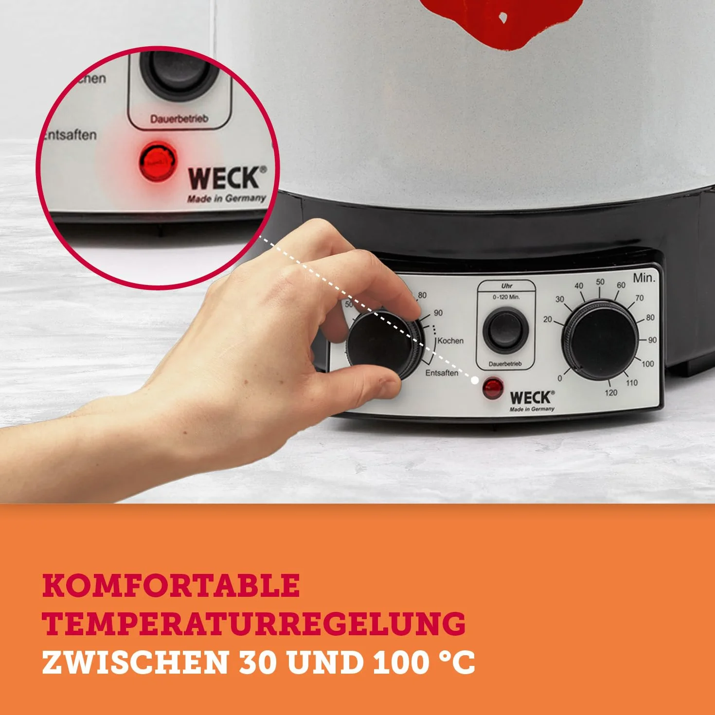 WECK automat do wekowania 2000 W 36 cm 29 litrów