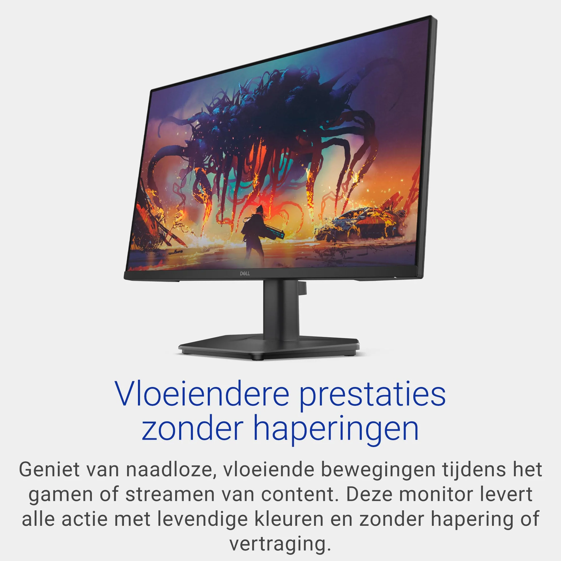 Dell 24 monitor gamingowy – SE2425HG, Full HD (1920 x 1080), 200 Hz, szybki IPS, 1 ms, AMD FreeSync Premium, 99% sRGB, VESA (100 x 100 mm), DisplayPort, 2 HDMI, 3 lata, czarny