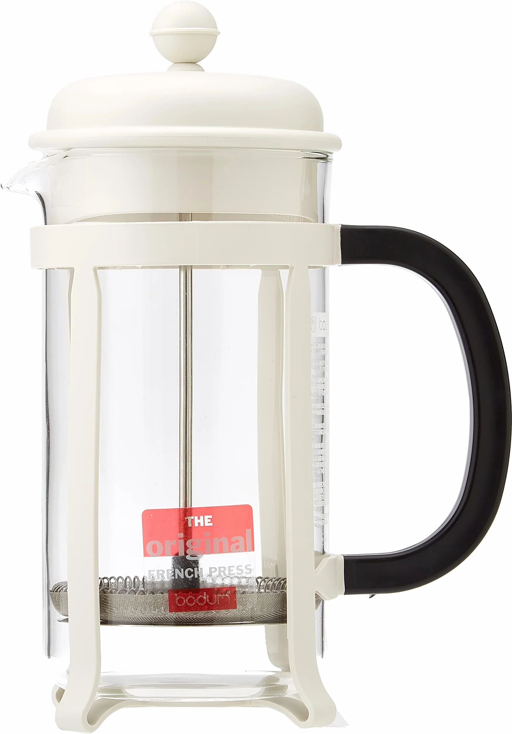 Bodum 1908-913 Java zaparzacz do kawy, 8 filiżanek, 1 l, wielowarstwowy, biały, 10,6 x 16,3 x 24,5 cm