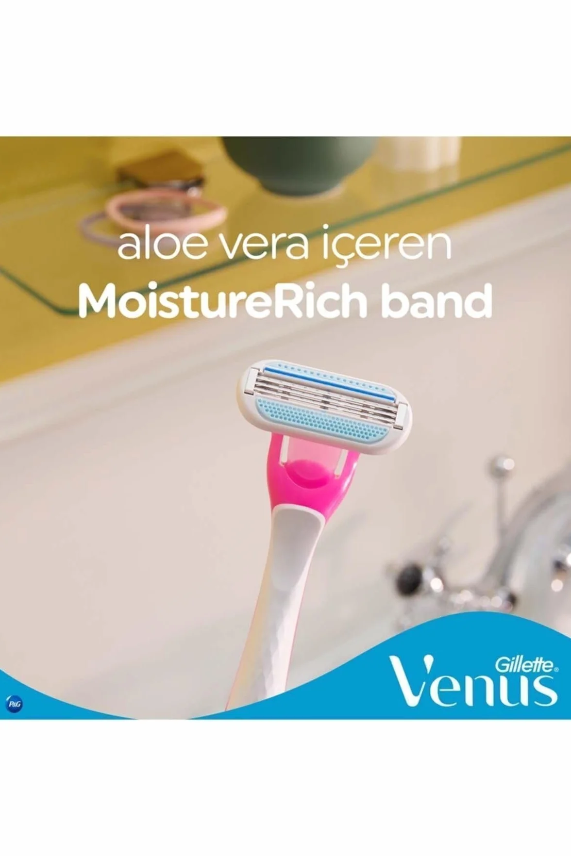 Venus 7702018426263 Jednorazowe Maszynki Do Golenia, 3 Sztuki, Wielokolorowy