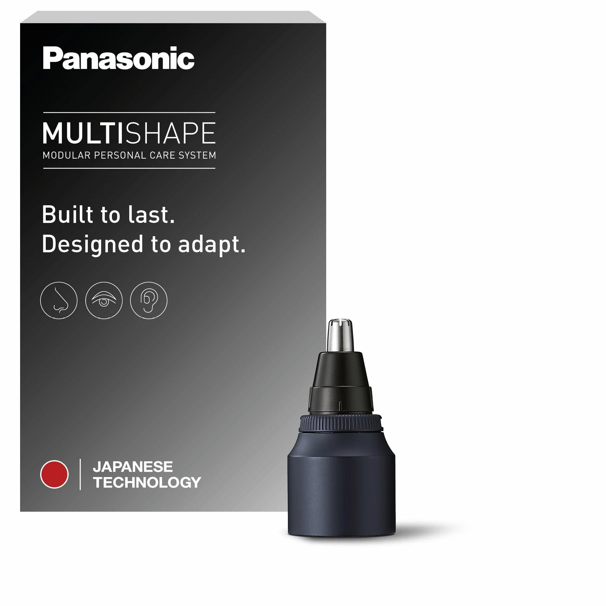 Panasonic ER-CNT1 MULTISHAPE modułowy system do pielęgnacji osobistej - nasadka trymera do nosa/uszu/zarostu (funkcja podciśnienia, system Vortex)