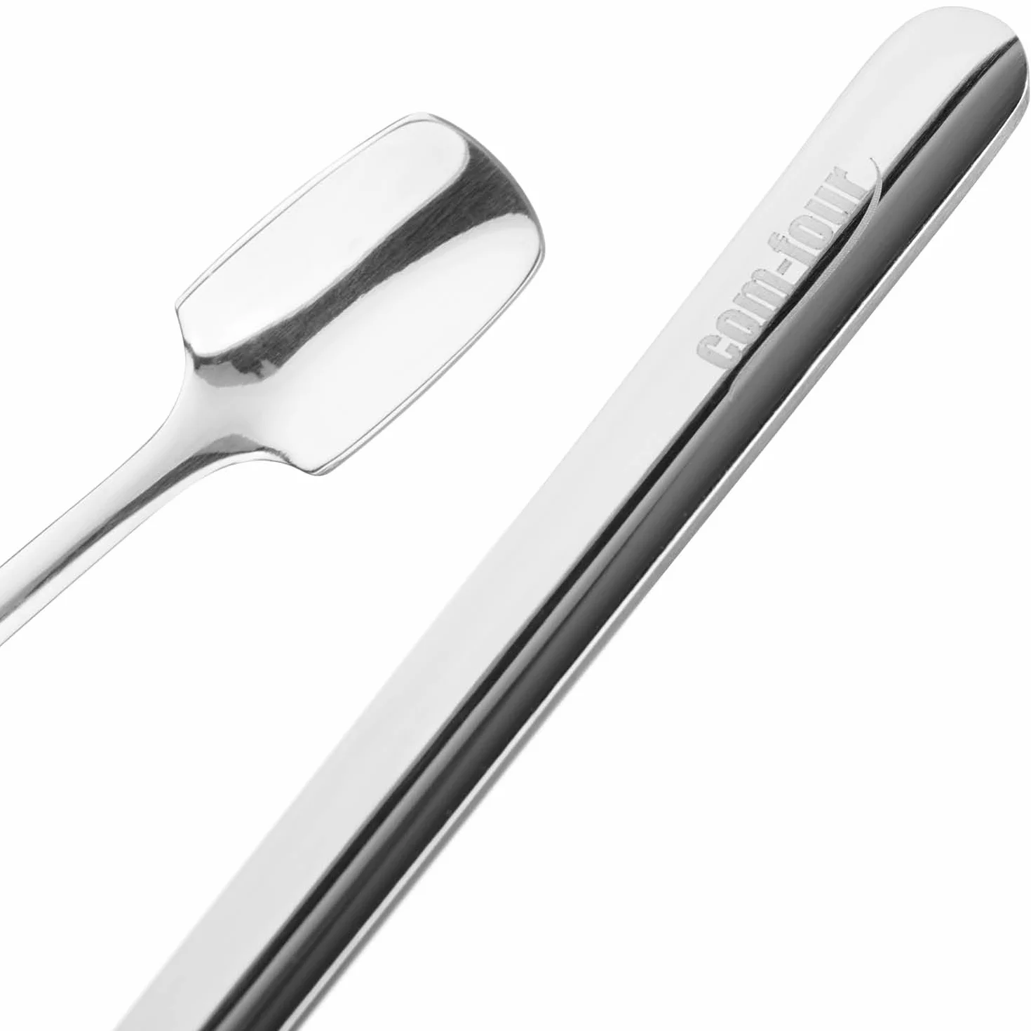 COM-FOUR® 12-częściowy zestaw łyżek - łyżka do mieszania z długim uchwytem, łyżka do resztek, łyżeczka do kawy, łyżka deserowa, łyżka koktajlowa (12 sztuk, łyżki do mieszania 17cm)