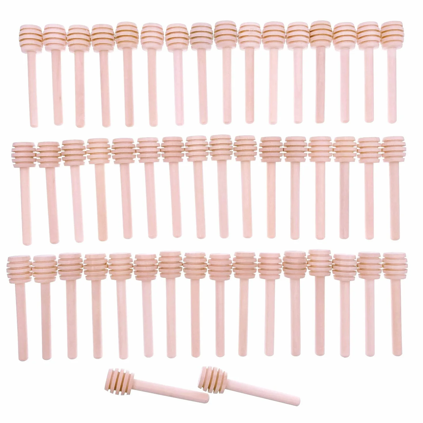 50 x mini drewniana łyżka do miodu 8 cm patyczki upominki prezent