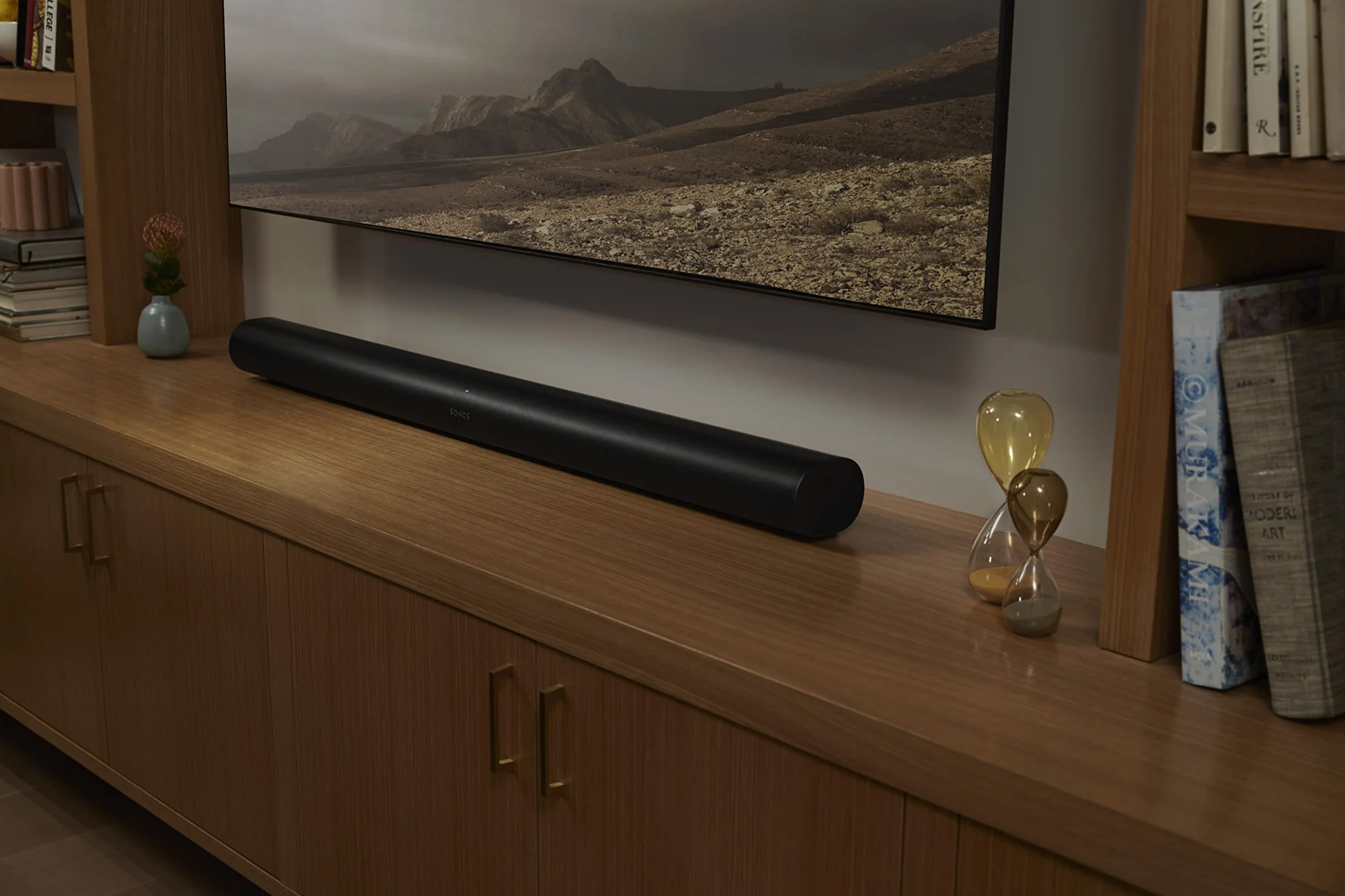 Sonos Soundbar Arc z Dolby Atmos i sterowaniem głosowym — Dźwięk przestrzenny 5.0.2 telewizji i muzyki — Czarny