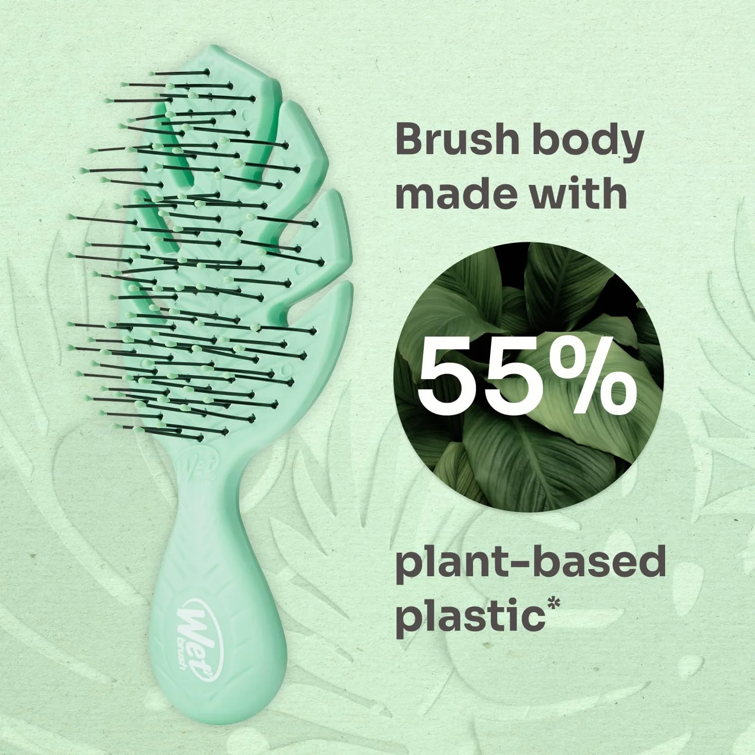 Wet Brush Go Green Mini szczotka do rozczesywania włosów zielona