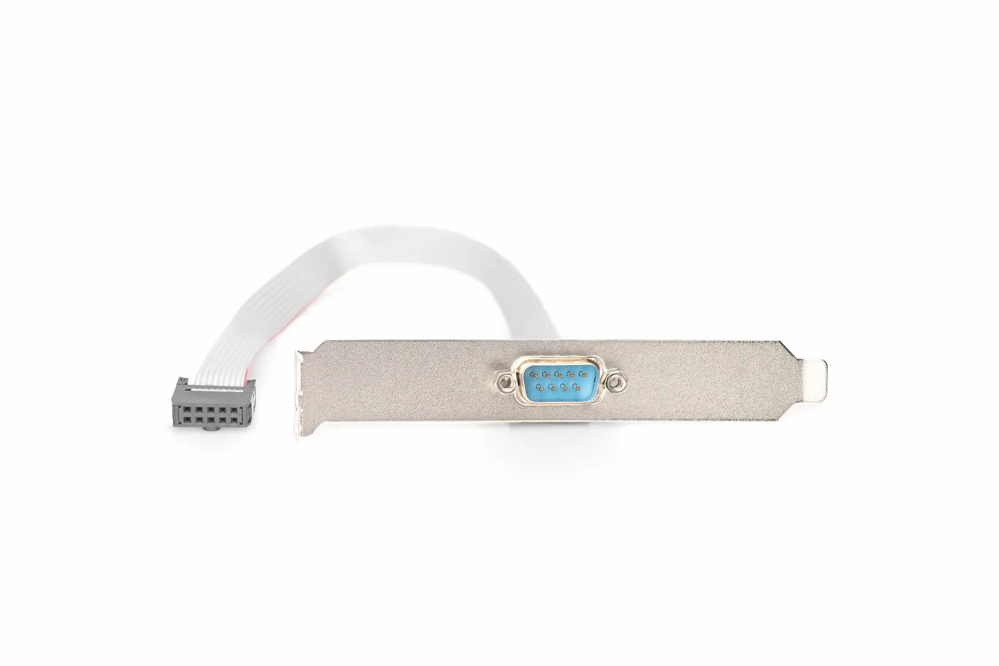 Digitus Wspornik gniazda portu szeregowego - kabel adaptera - IDC 10-pin do D-Sub 9 - gniazdo do wtyczki - płaski kabel taśmowy