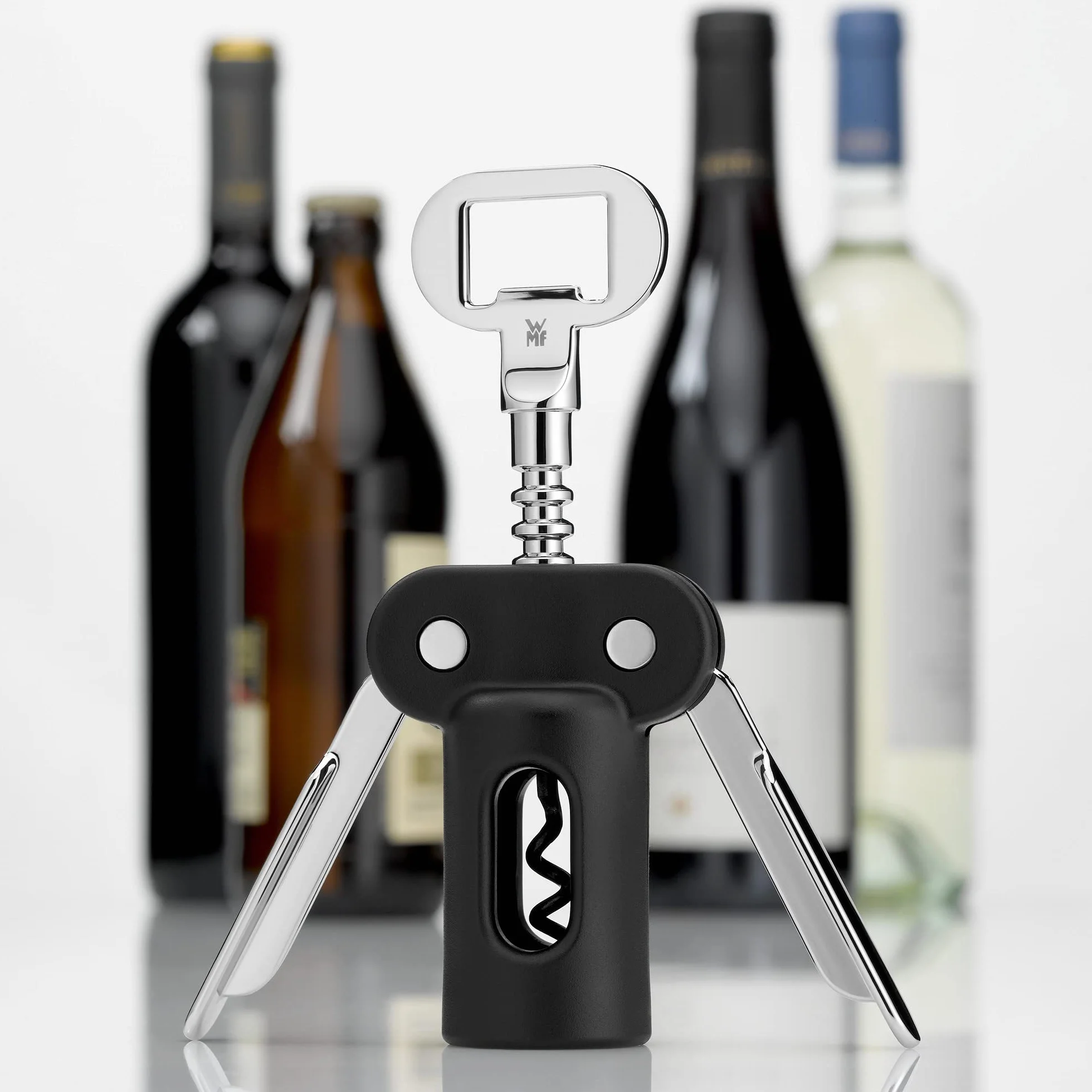WMF Clever&More Korkociąg do Wina, Czarno/Srebrny, 20 cm