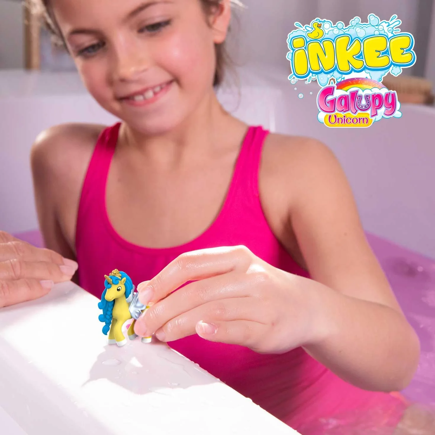 INKEE Świnka Peppa Zestaw 5 Bomb Kąpielowych z Figurkami Peppa Pig, Musujące Kule dla Dzieci z Niespodzianką, Zapach Truskawkowy, 5szt