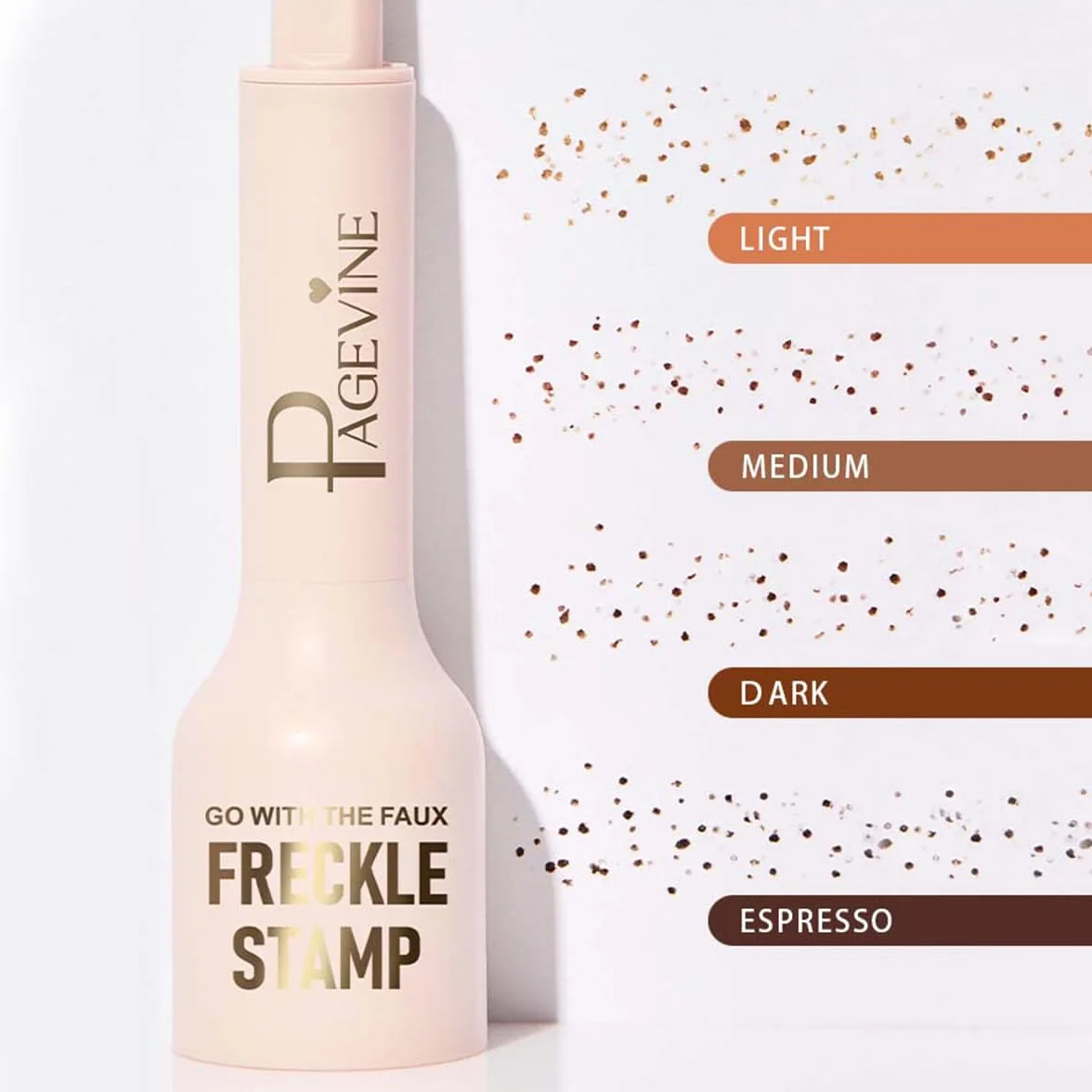 Stempel Piegów – Naturalny, realistyczny pisak do makijażu z piegami z miękkimi kropkami dla bezproblemowego wyglądu muśniętego słońcem, Liquid Freckle Pen (# 02)