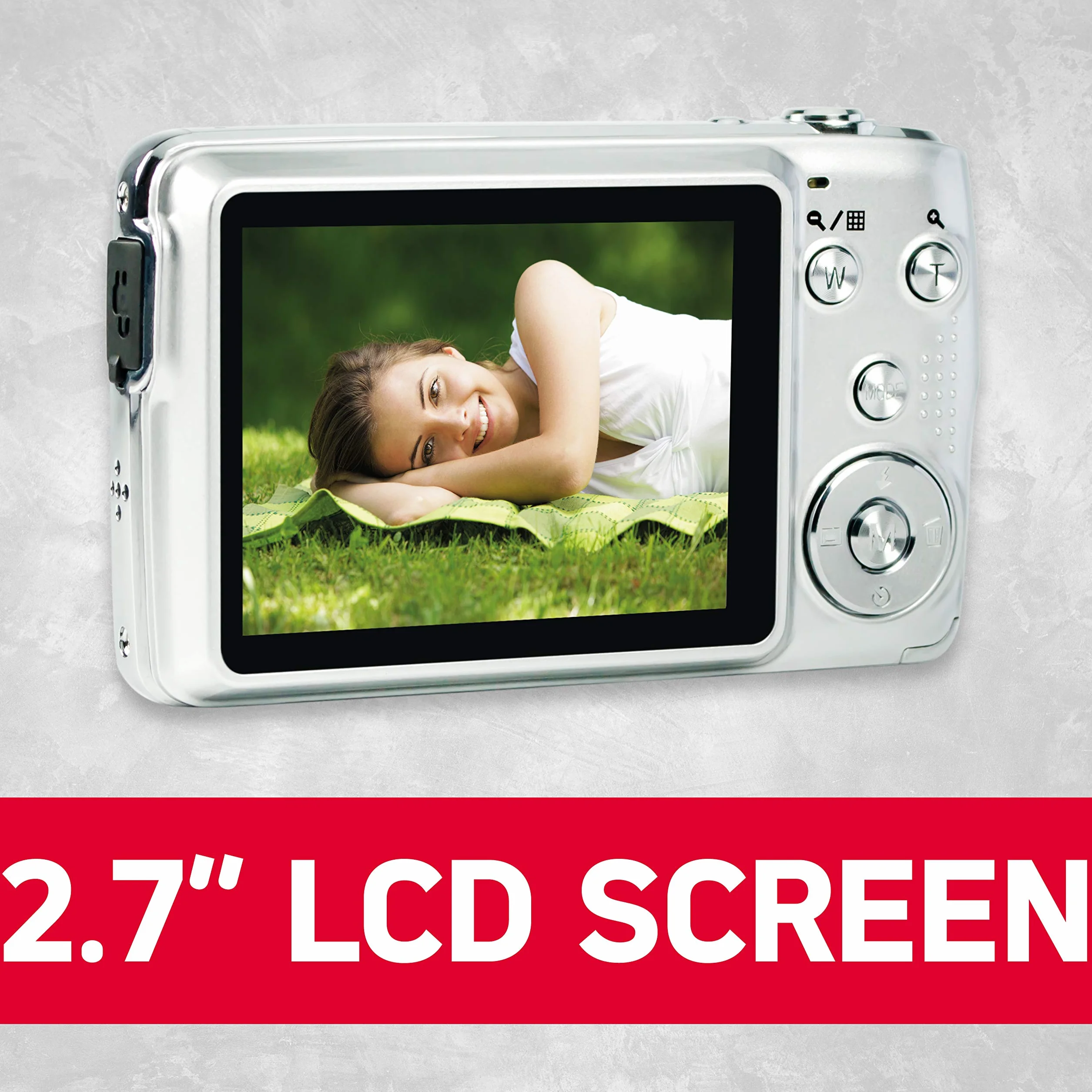 AGFAPHOTO Realishot DC8200 Argent + étui + carte SD 16 Go
