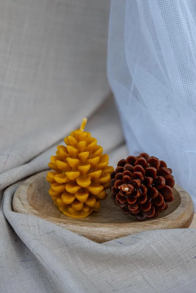BeesWax World ręcznie robione świece z wosku pszczelego naturalne dekoracyjne z bawełnianym knotem