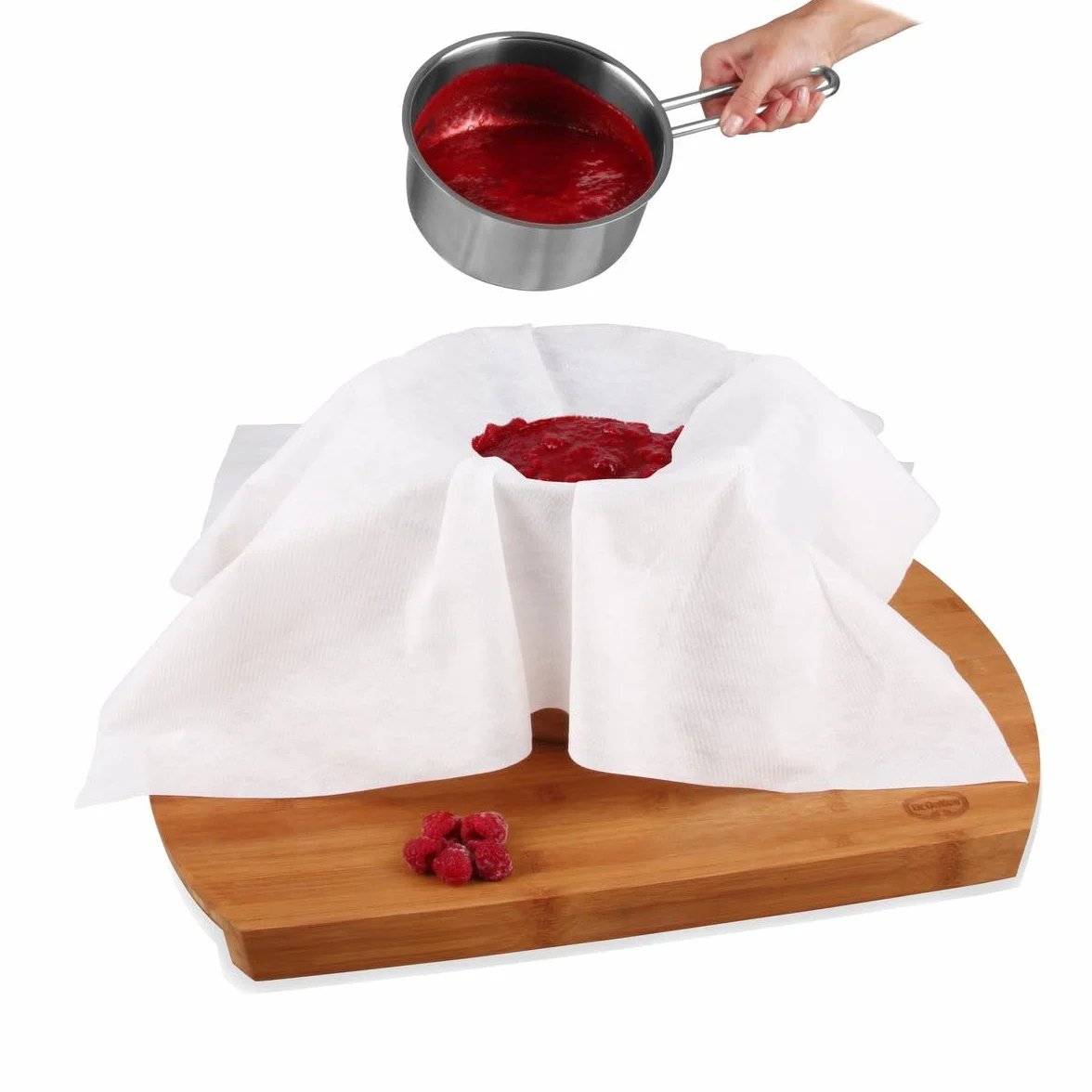 Dr. Oetker Ściereczka do przecierania 75 x 75 x 0,1 cm biała