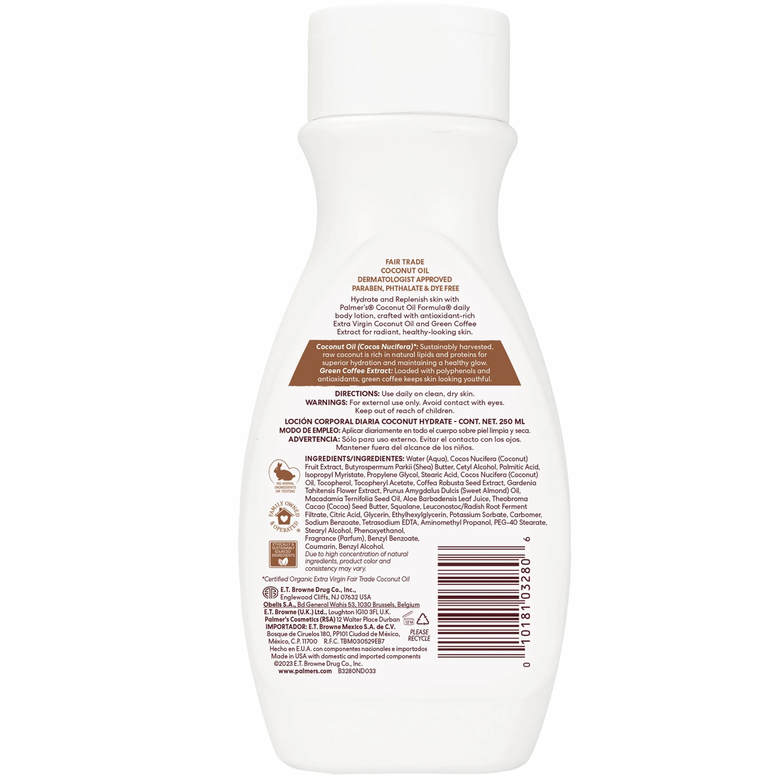 Palmer's Kokos Mleko do ciała 250 ml
