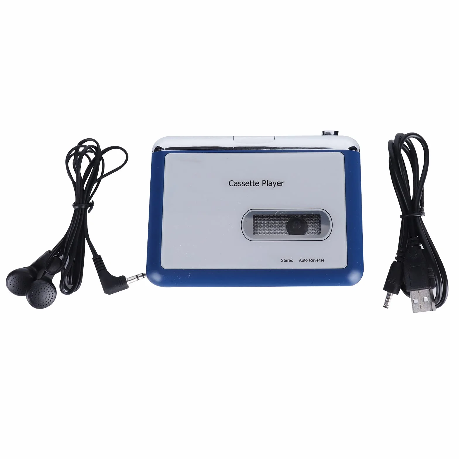 Odtwarzacz kaset magnetofonowych, przenośny magnetofon Kaseta magnetofonowa Bluetooth Odtwarzacz kaset magnetofonowych Automatyczne odwracanie dźwięku Kaseta magnetofonowa z wyjściem Bluetooth do