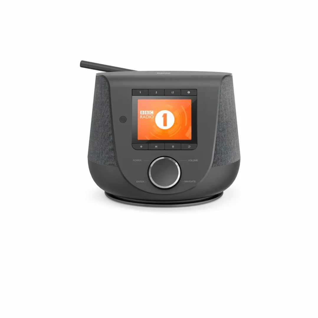 Hama Radio cyfrowe/internetowe DIR3200SBT do odbioru sygnałów audio za pośrednictwem FM, DAB/DAB+, radia internetowego (bluetooth, WLAN, 10W, stereo) czarne