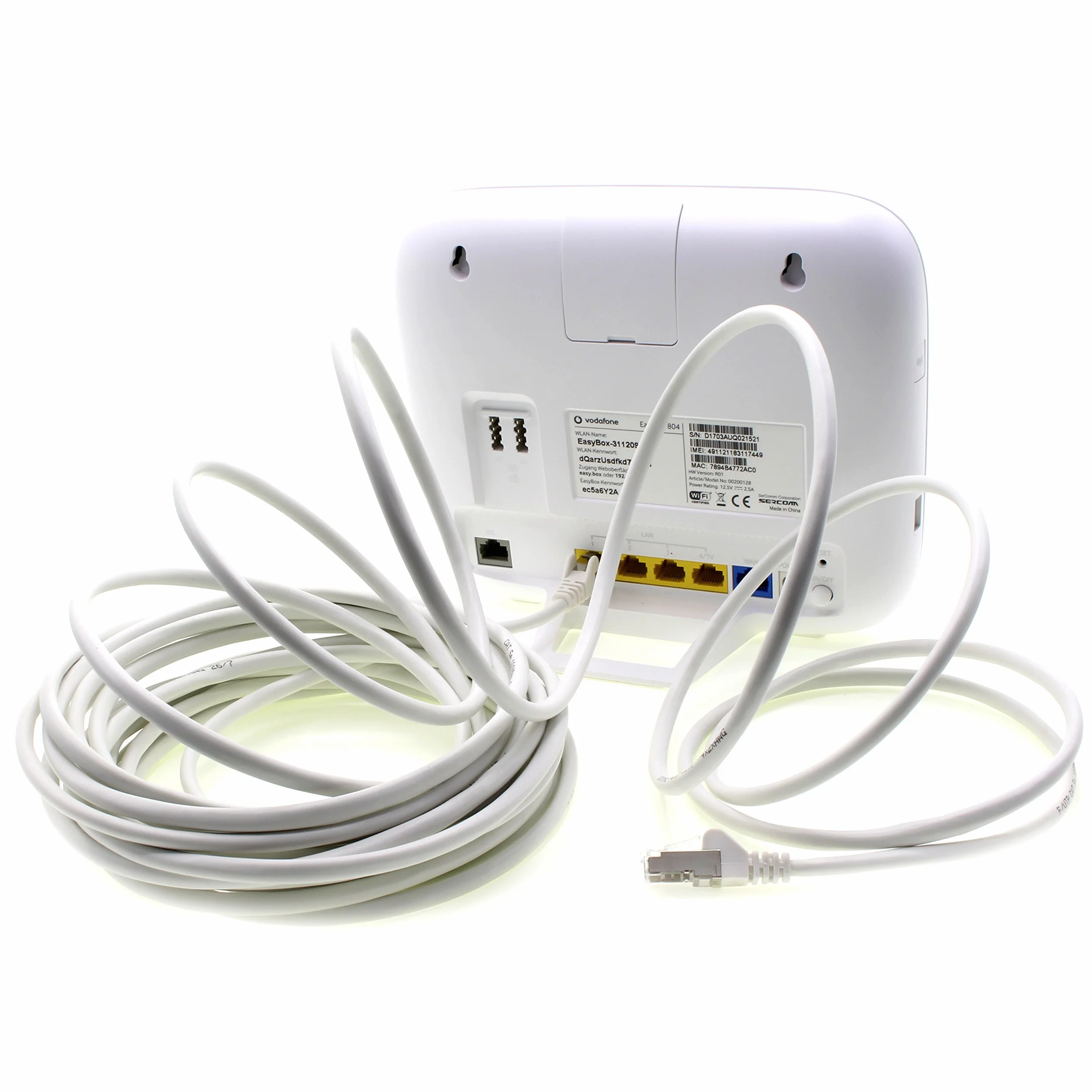 1aTTack CAT5 SFTP kabel sieciowy Ethernet LAN z 2 x RJ45 15 m - biały